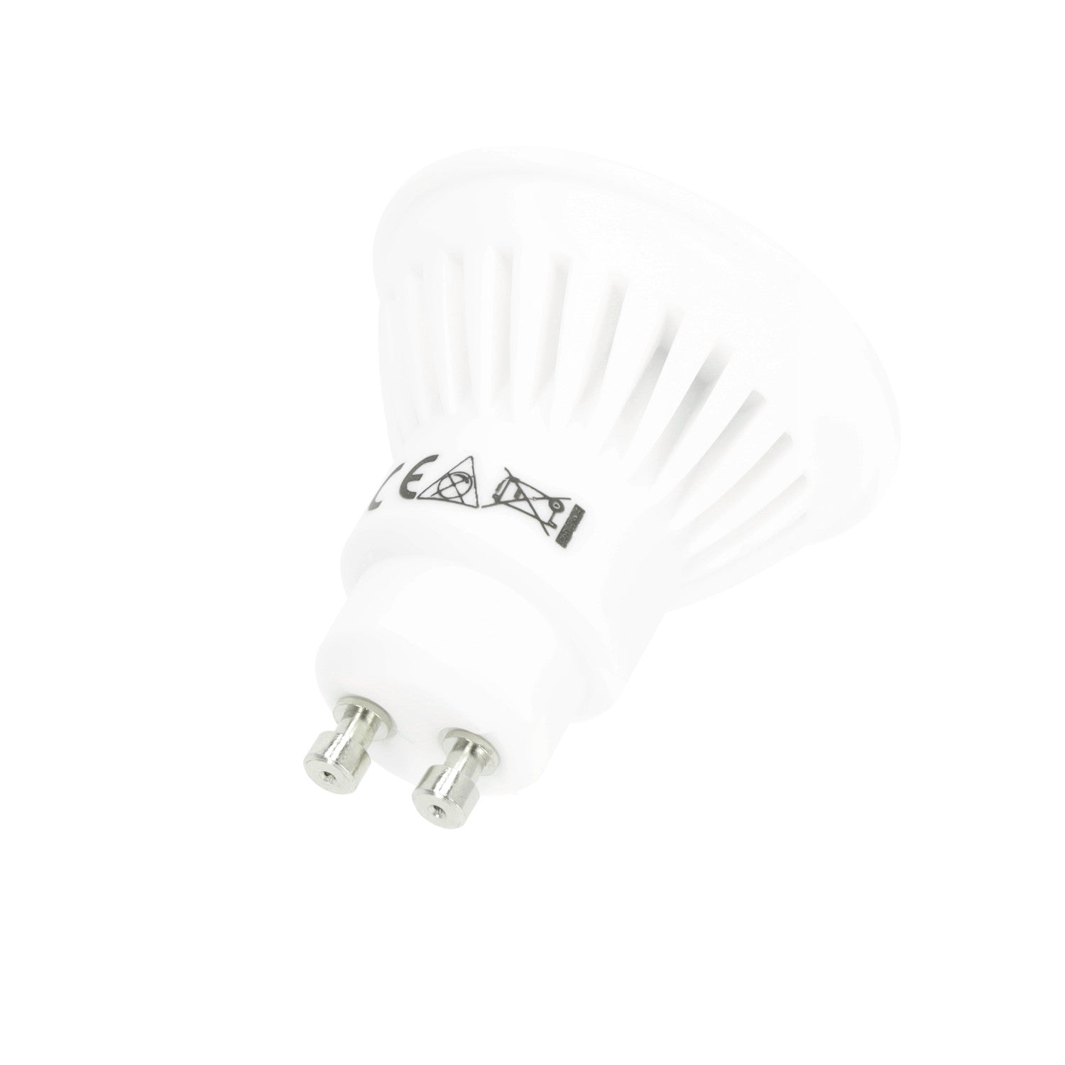 Żarówka ledowa LED GU10 9W barwa ciepłobiała 3000K ceramiczny korpus