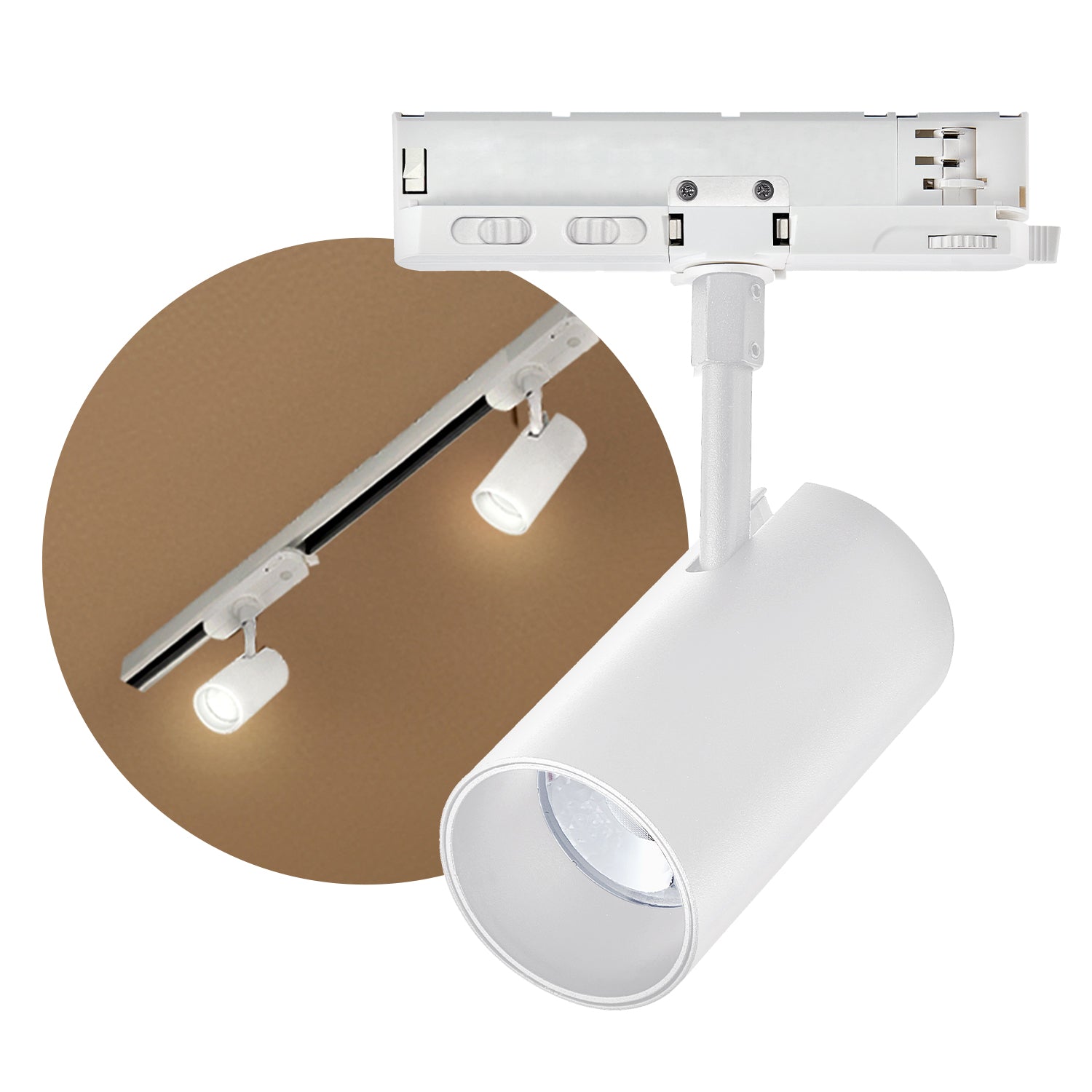 Reflektor szynowy LED NEXTRACK CORE 10W 3CCT 36° biały