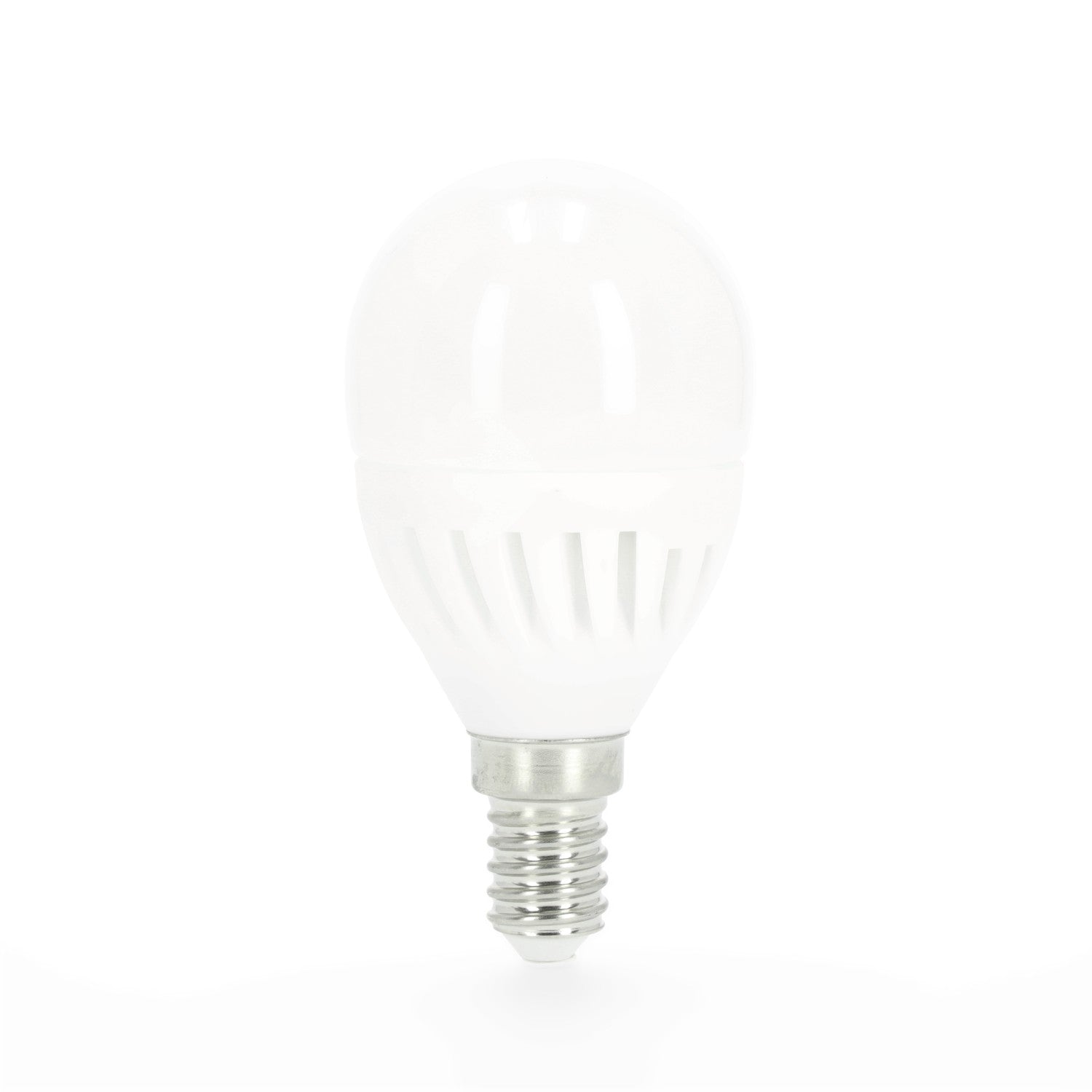 Żarówka LED 9W E14 barwa neutralna 4000K KULKA ceramiczny korpus