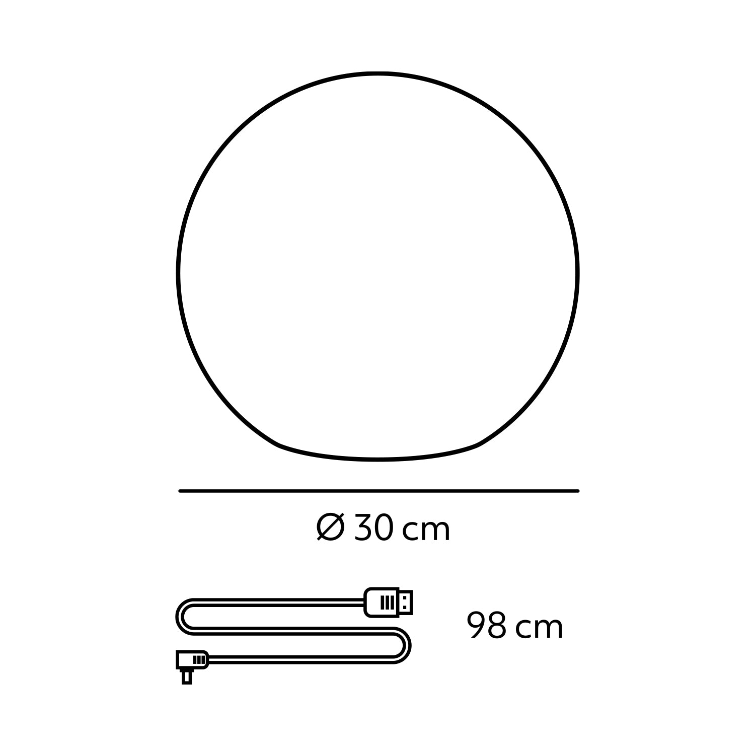 Solarna Lampa Ogrodowa ŚWIECĄCA KULA RGB + 3000K 30cm WODOODPORNA z pilotem