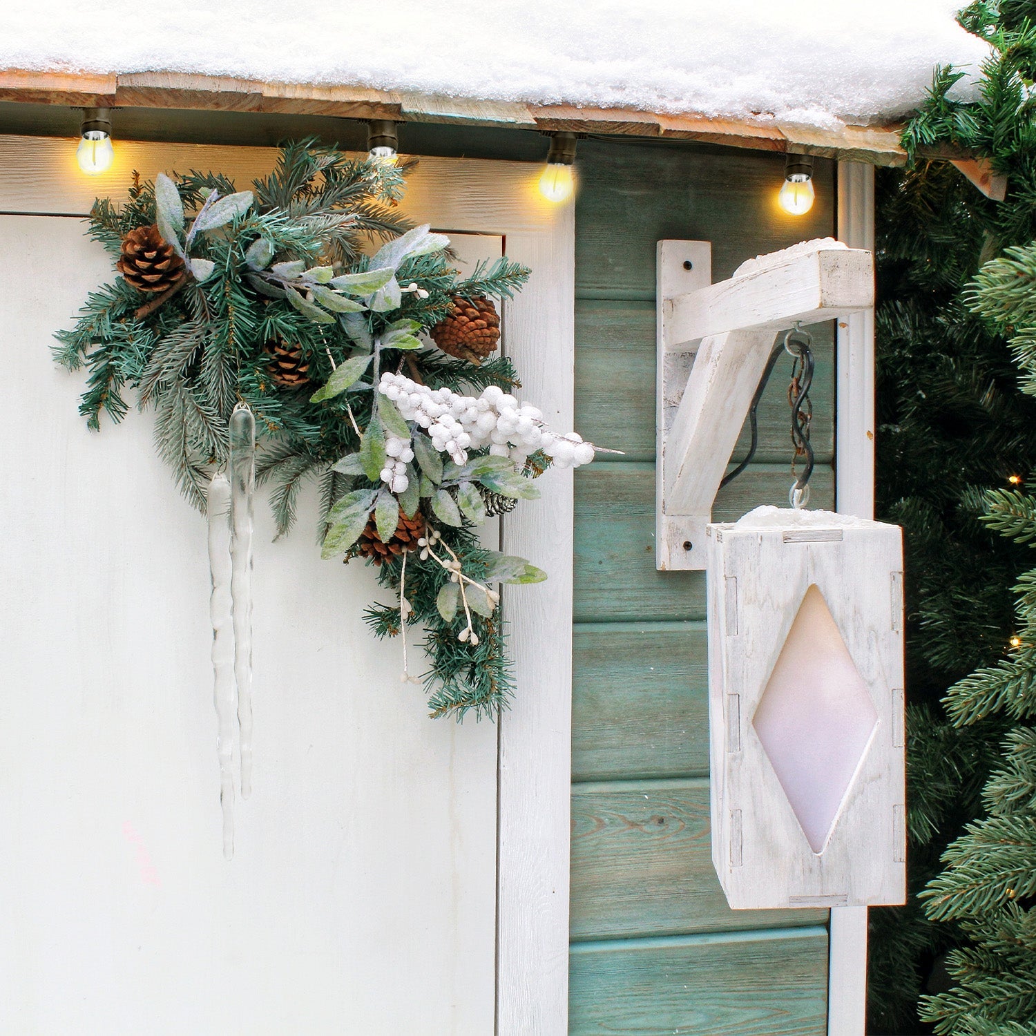 Girlanda Solarna LED 20m 20x E27 – Lampki Ogrodowe Taras Balkon - LAITICA