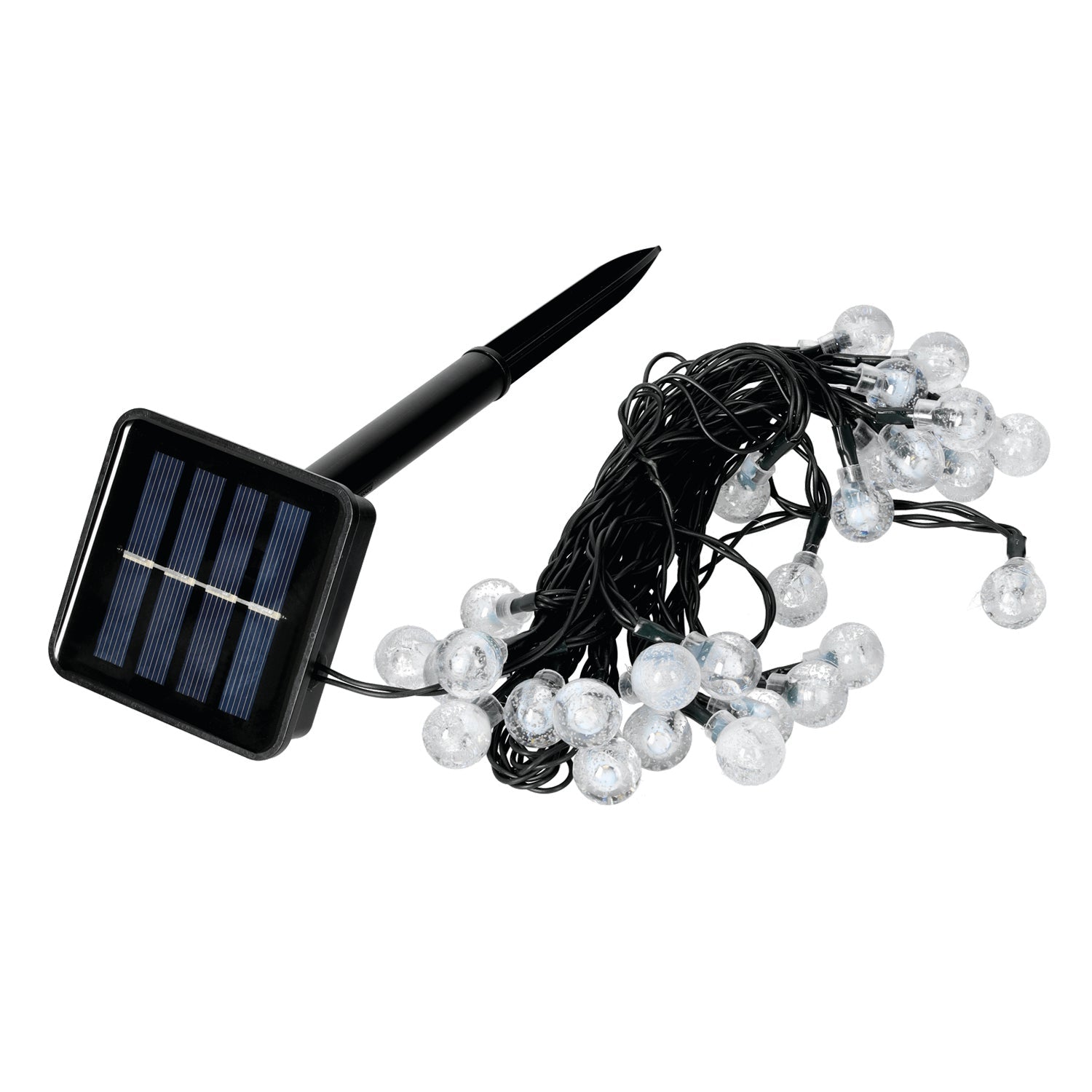Girlanda solarna ogrodowa ALIA 30 LED ozdobne kulki BARWA CIEPŁA łańcuch - LAITICA