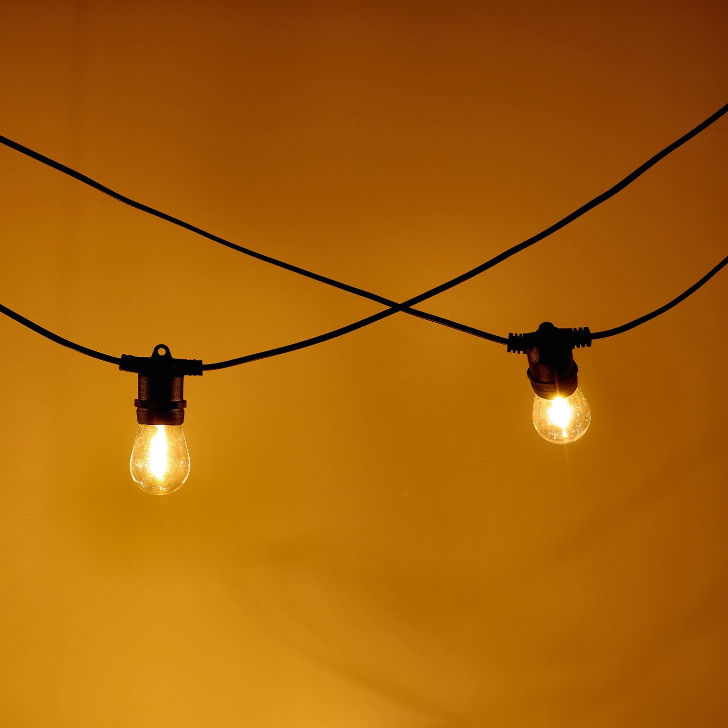 Girlanda Solarna Ogrodowa LED 10m 20x E27 – Lampki Taras Balkon - LAITICA