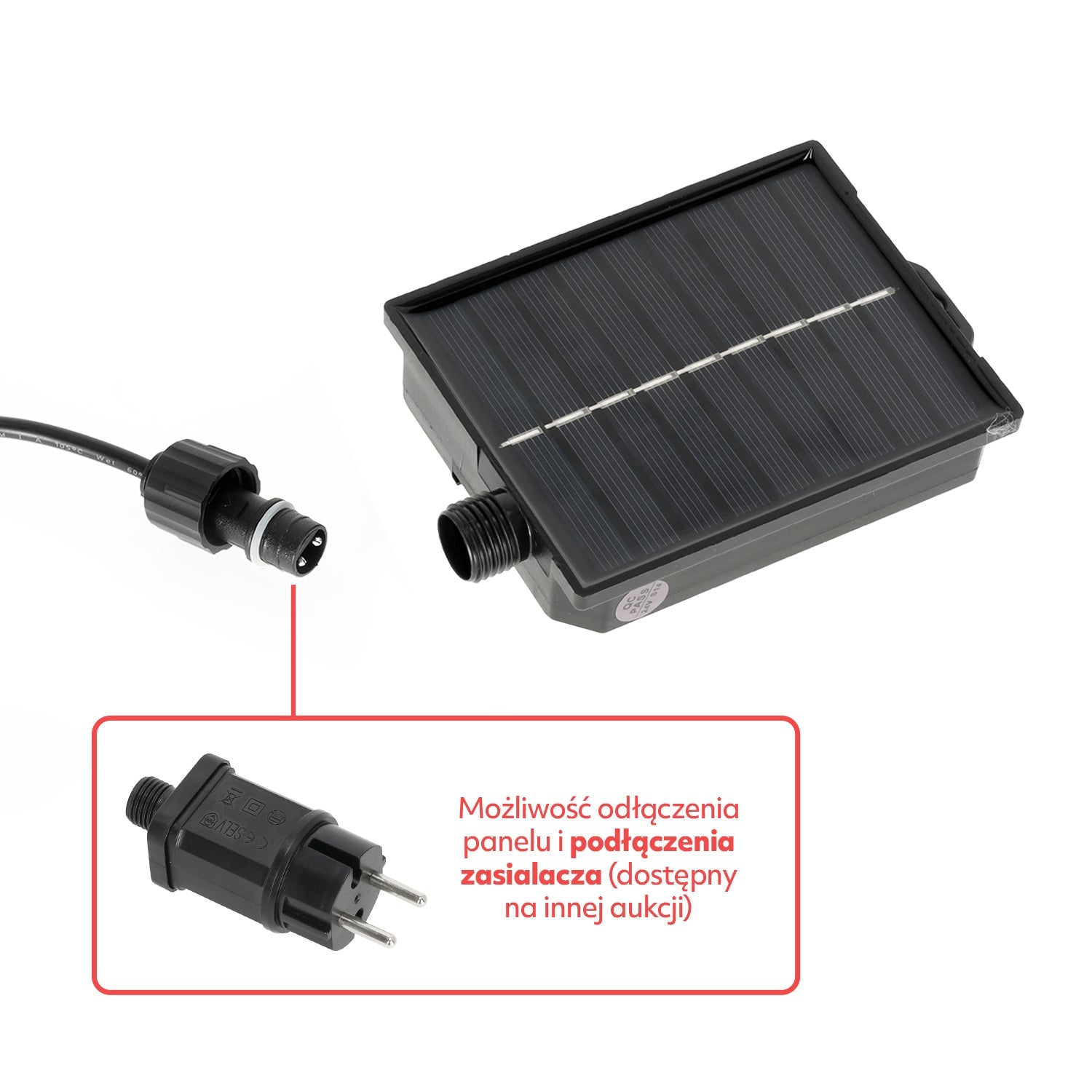 Girlanda Solarna Ogrodowa LED 10m 20x E27 – Lampki Taras Balkon - LAITICA