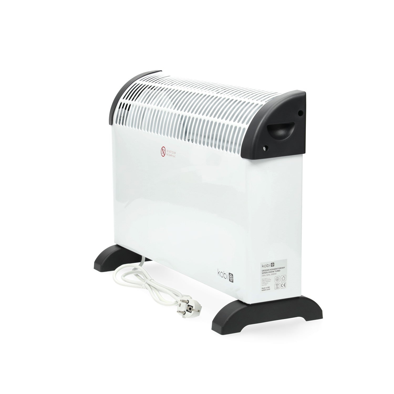 Grzejnik konwektorowy HIVER 2000W funkcja TURBO regulacja mocy - LAITICA