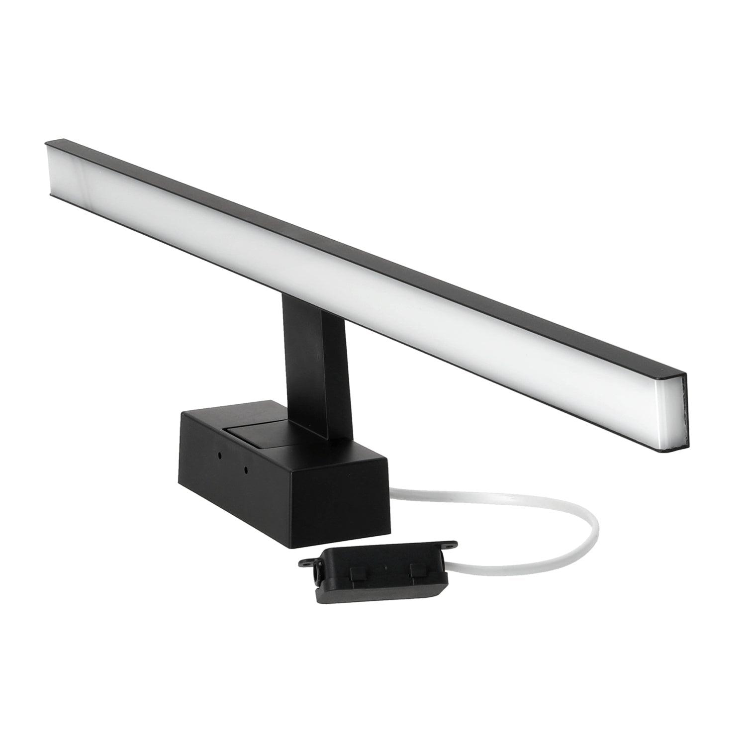 Kinkiet łazienkowy LED 12W lampa ścienna nad lustro CZARNY wodoodporny IP44 - LAITICA