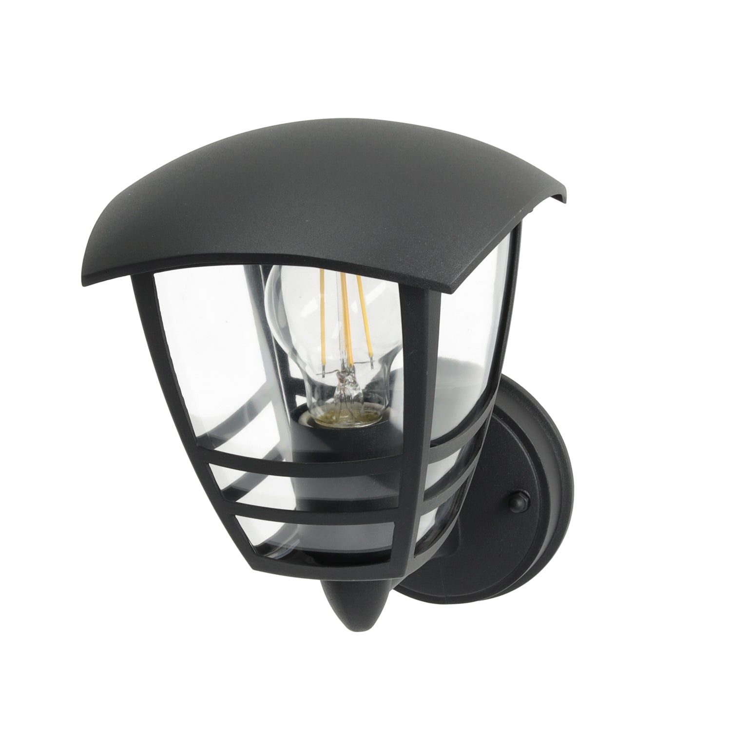 Kinkiet ogrodowy 1xE27 IP54 Lampa elewacyjna czarna - LAITICA