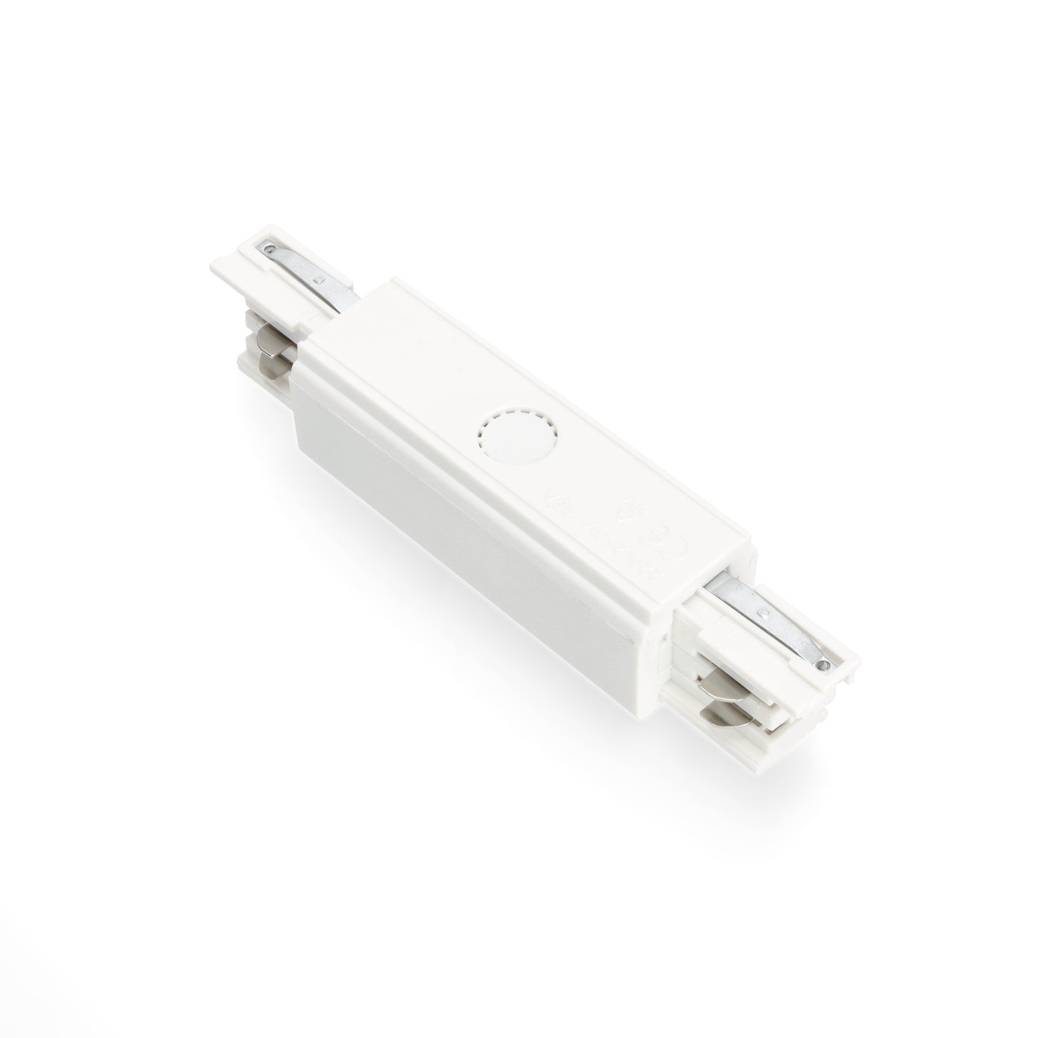 Łącznik 'I' do łączenia szyn ZEWNĘTRZNY BIAŁY do LED NEXTRACK - LAITICA