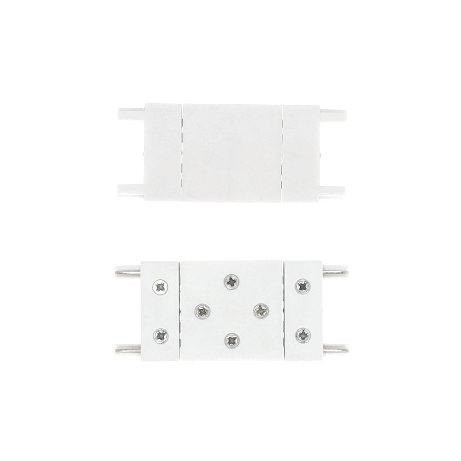 Łącznik I zewnętrzny do szyn magnetycznych – biały, natynkowy - LAITICA