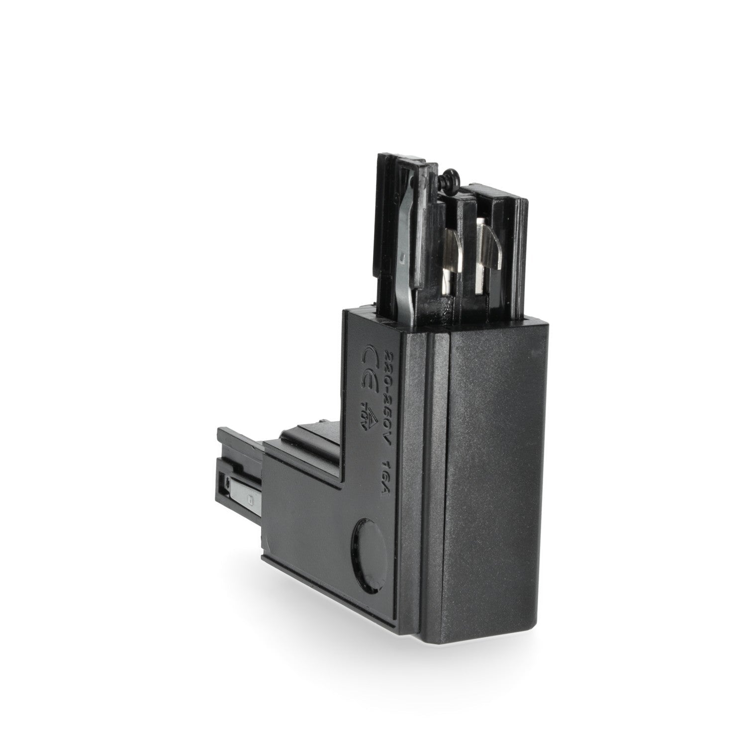 Łącznik 'L' do łączenia szyn ZEWNĘTRZNY LEWY CZARNY do LED NEXTRACK - LAITICA