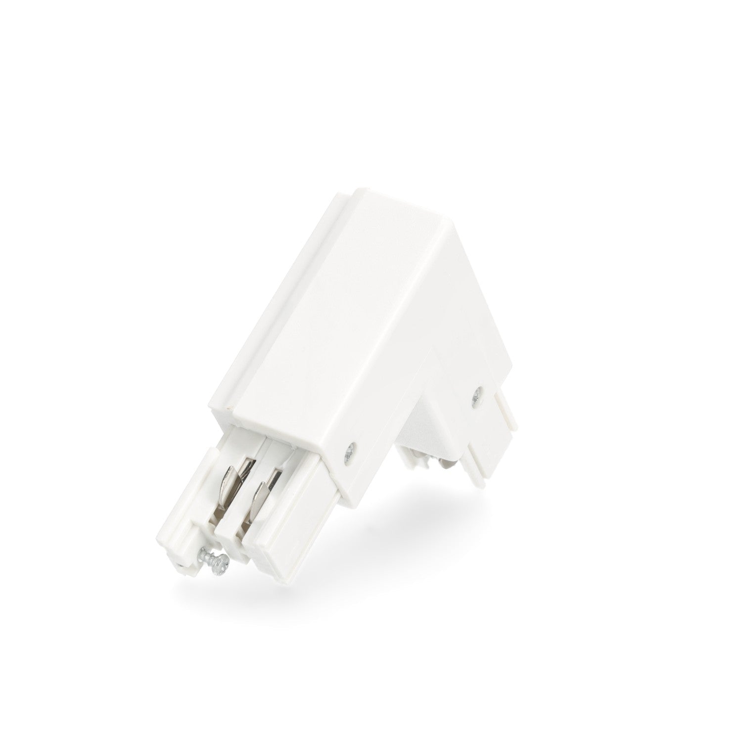 Łącznik 'L' do łączenia szyn ZEWNĘTRZNY PRAWY BIAŁY do LED NEXTRACK - LAITICA