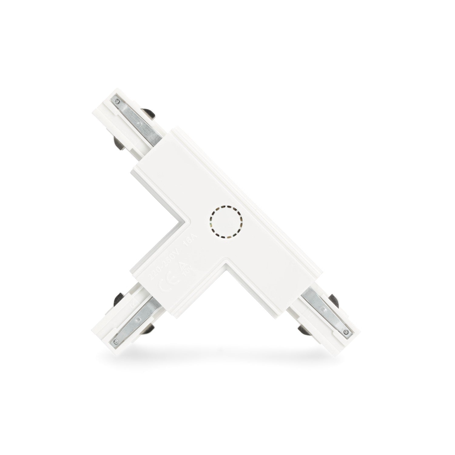 Łącznik 'T' do łączenia szyn ZEWNĘTRZNY BIAŁY do LED NEXTRACK - LAITICA