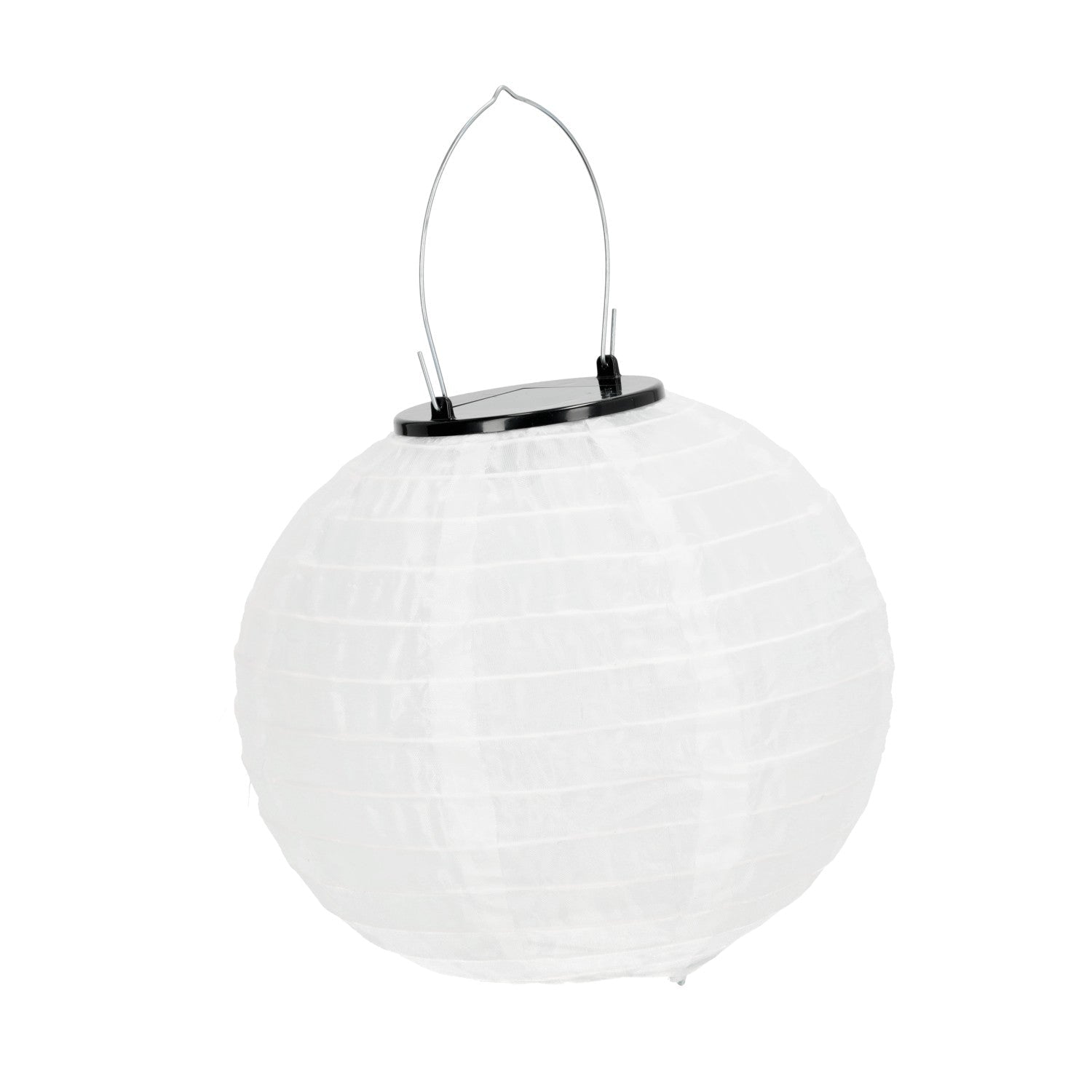 Lampa solarna ledowa SELIN 0,02W barwa CIEPŁA wisząca BIAŁA KULA składana - LAITICA