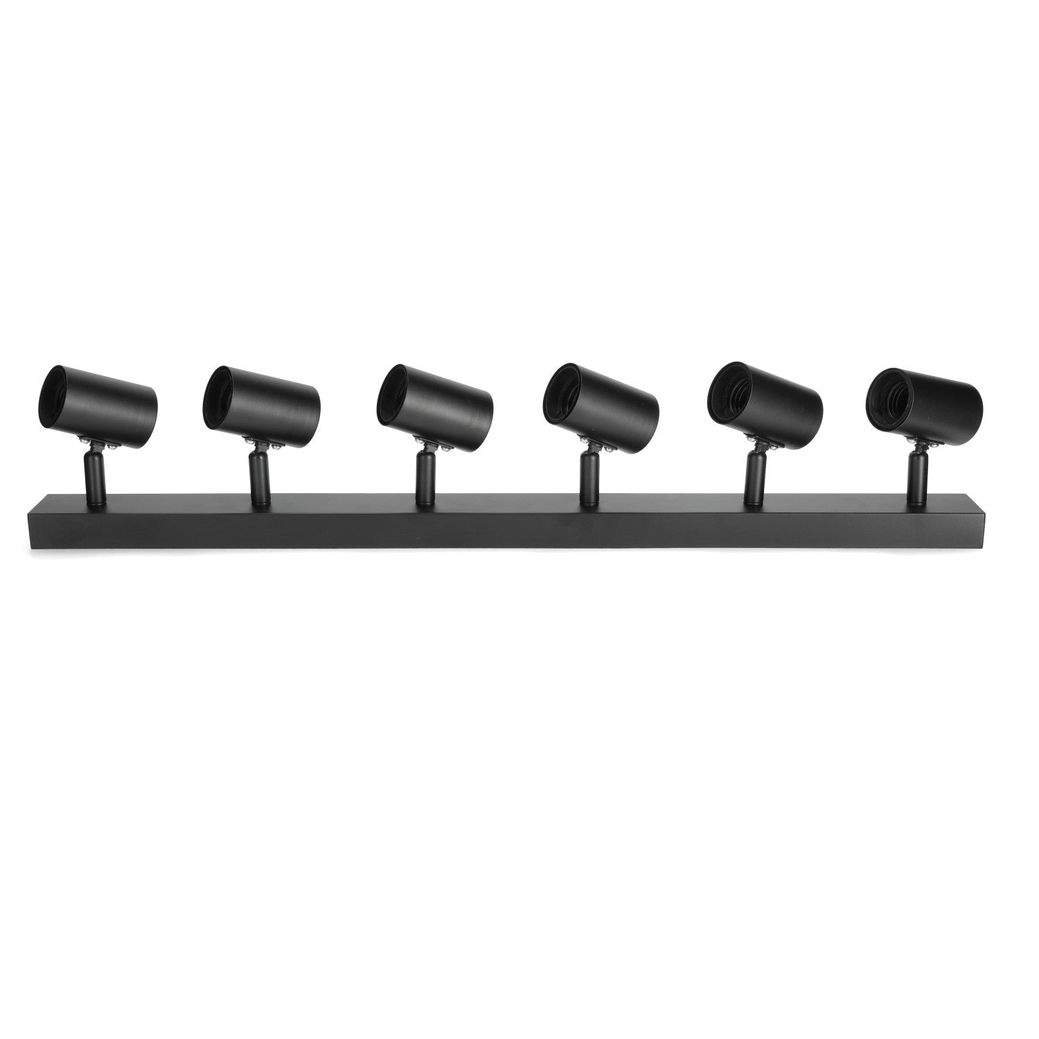 Lampa sufitowa 6 punktów światła E27 REGULOWANA czarna - LAITICA