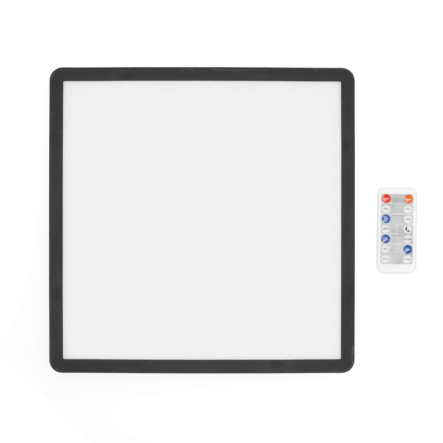 Lampa sufitowa LED 24W z czujnikiem ruchu i zmierzchu, 3 barwy światła CCT, IP54 + pilot | inteligentny plafon - LAITICA