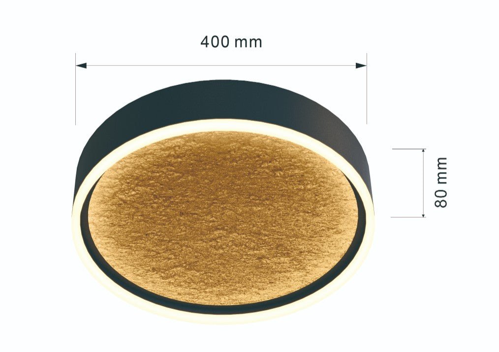 Lampa sufitowa LED MALTA barwa ciepła okrągła możliwość ściemniania plafon - LAITICA