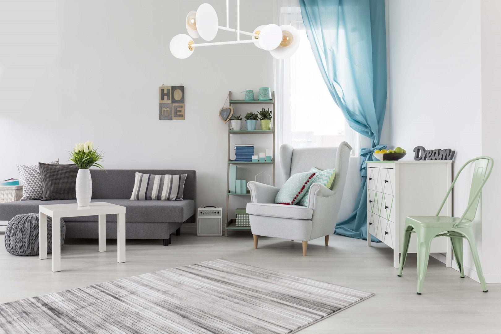 Lampa sufitowa MINERVA 4 WHITE oryginalna klosz biała - LAITICA
