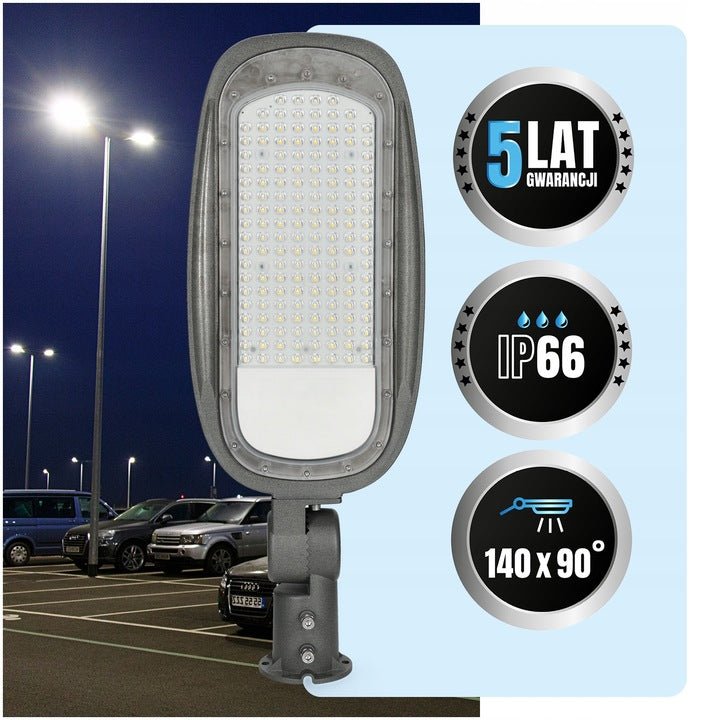 Lampa Uliczna Latarnia Oprawa Drogowa LED 150W MOCNA do oświetlenia dróg - LAITICA