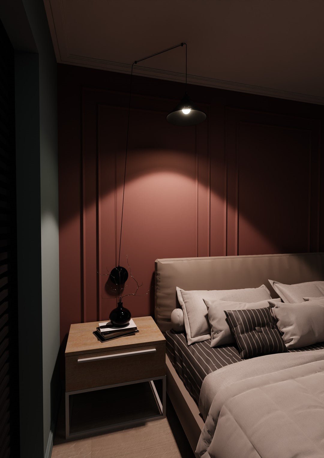 Lampa wisząca ABRAMO 1 BLACK nowoczesna, loft, czarna - LAITICA