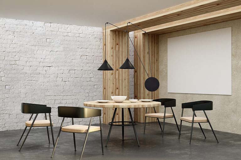 Lampa wisząca ABRAMO 2 BLACK nowoczesna, loft, czarna - LAITICA