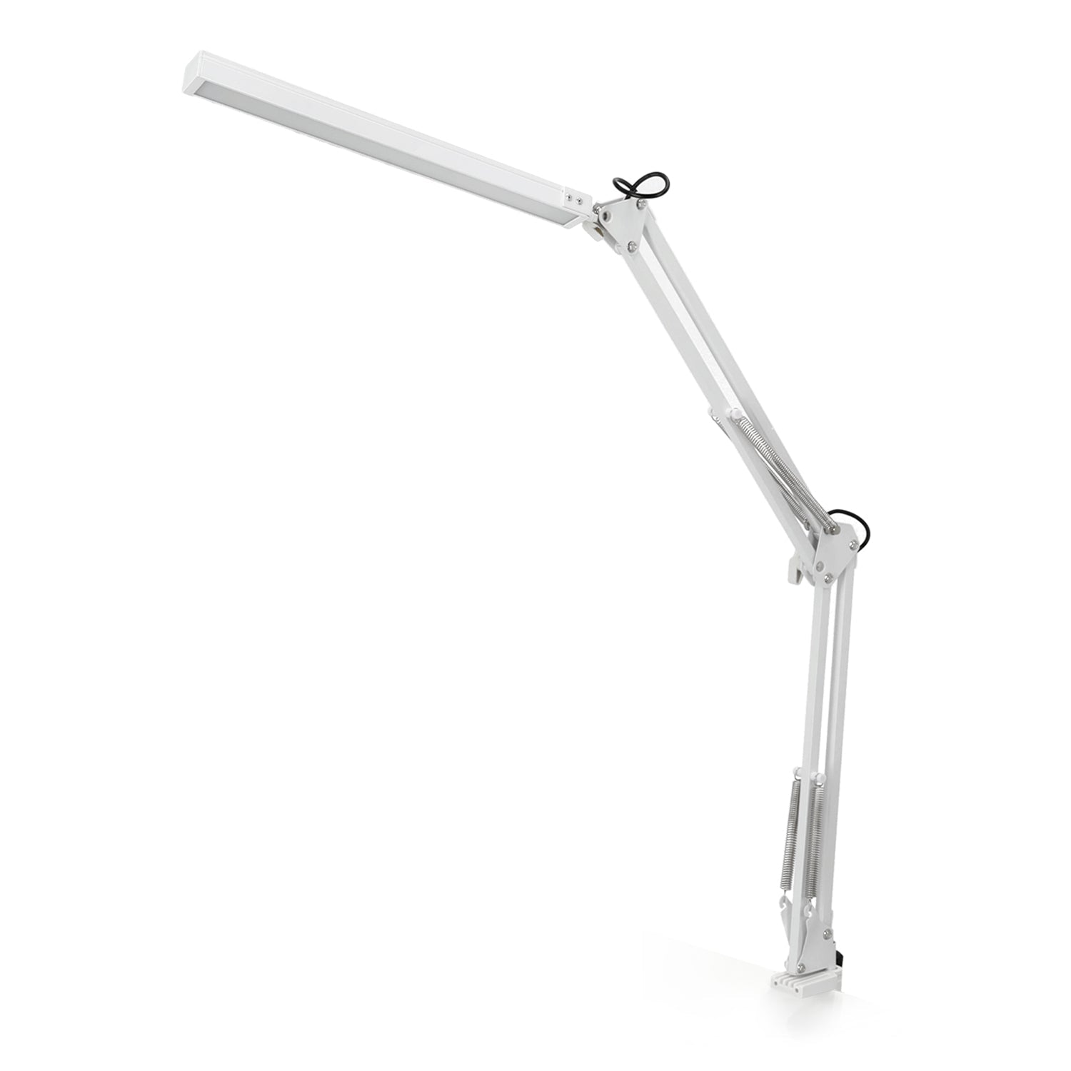 Lampka biurkowa LED 14W montaż do blatu regulacja ramienia ściemniacz 3 barwy światła CCT - LAITICA