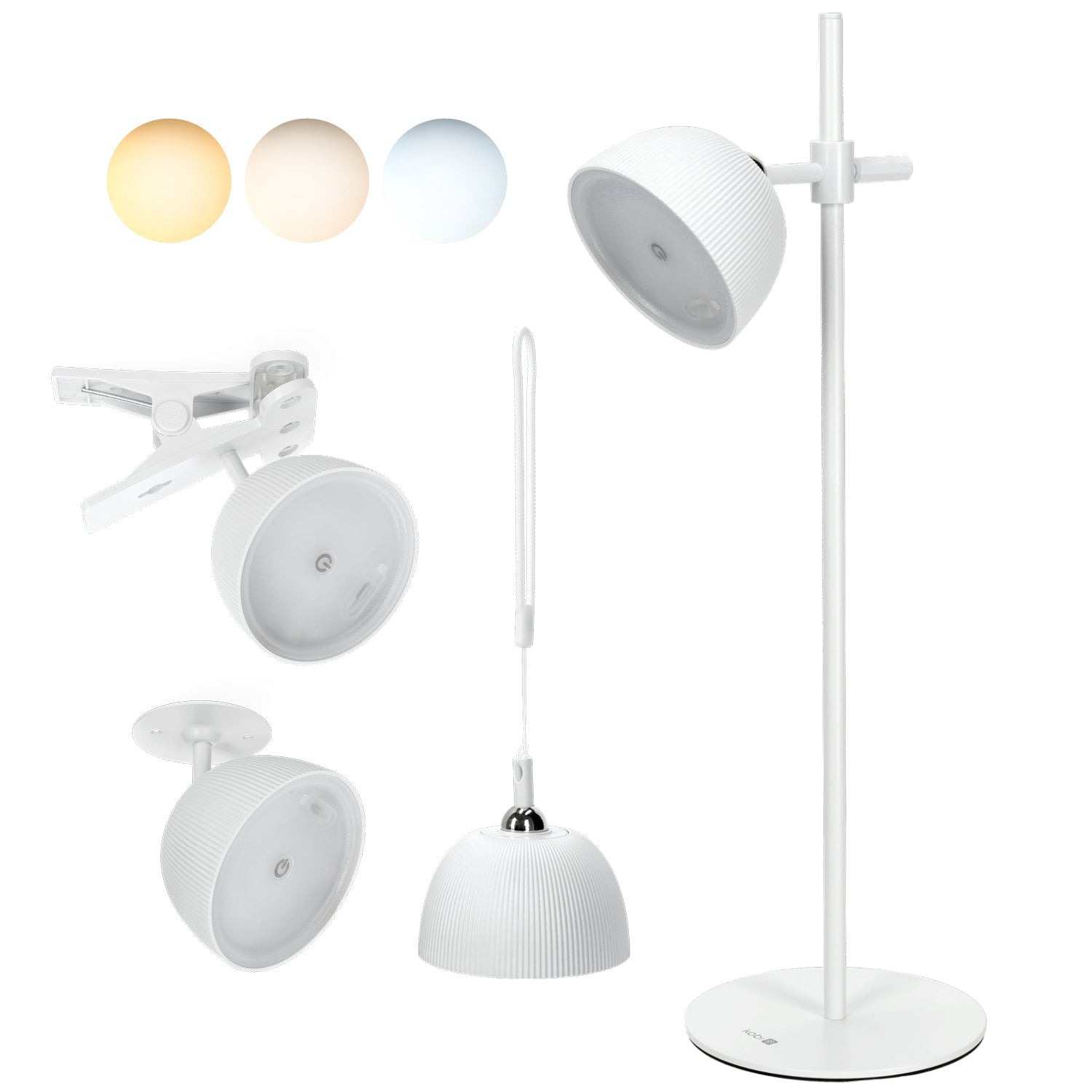 Lampka LED 3,5W FLORENCE regulacja barwy światła BIAŁA 4w1 ładowanie USB - LAITICA