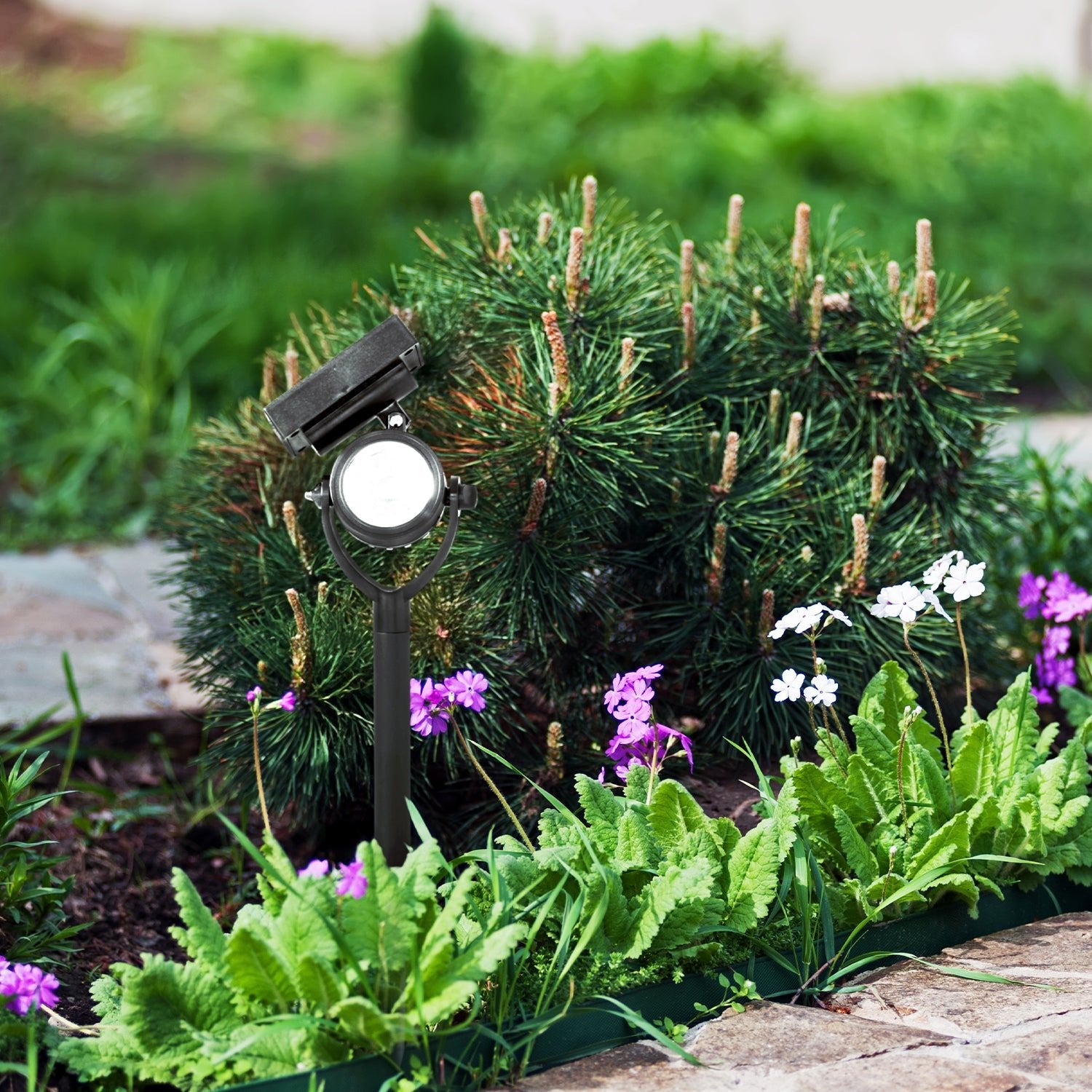 Lampy Solarne Ogrodowe LED Wbijane – Oświetlenie Ścieżek - 2szt - LAITICA