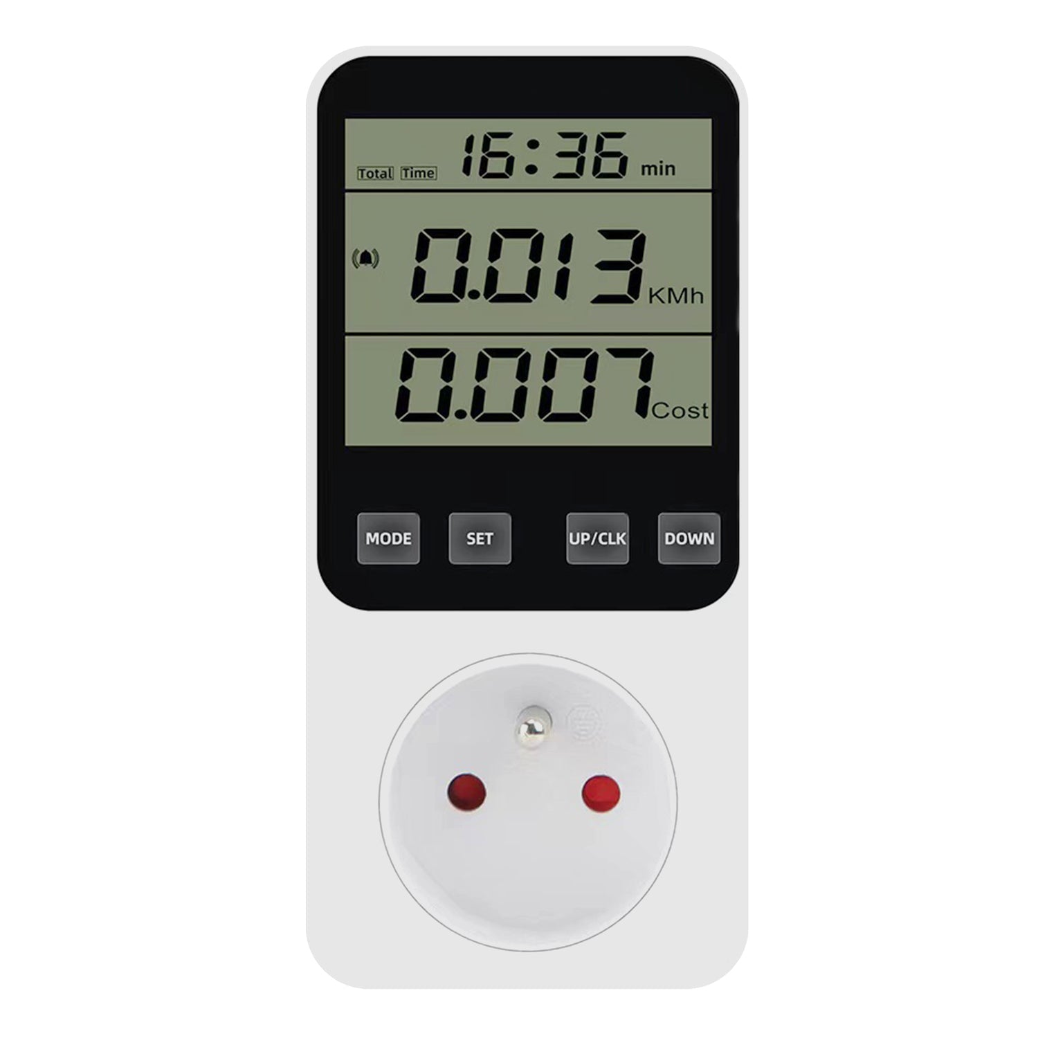 Licznik Zużycia Energii Elektrycznej Prądu Watomierz Miernik Poboru Mocy - LAITICA