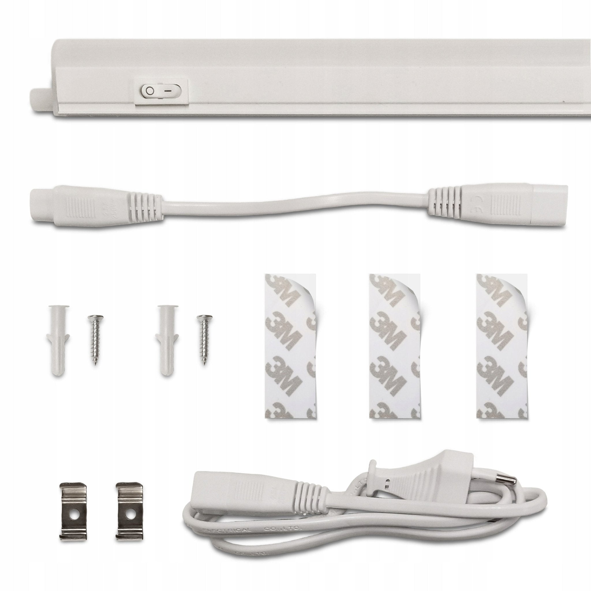 Listwa meblowa 30cm LED LEDI 4W pod szafkę oprawa meblowa 4000K + przewód - LAITICA