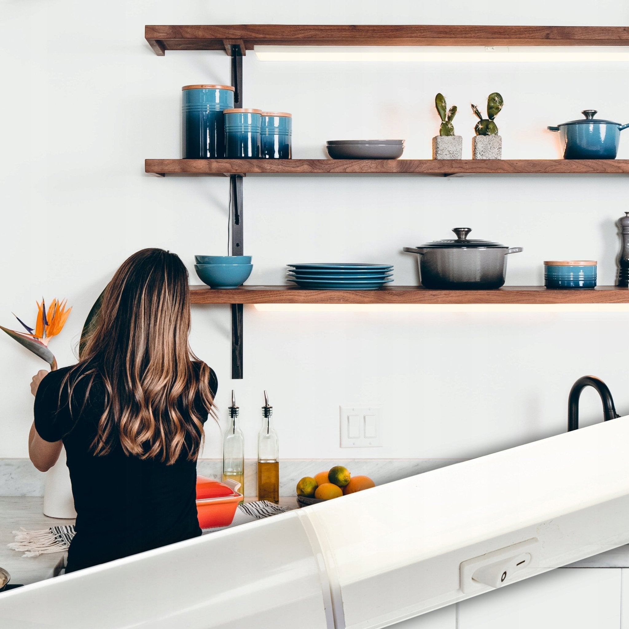 Listwa meblowa 30cm LED LEDI 4W pod szafkę oprawa meblowa 4000K + przewód - LAITICA