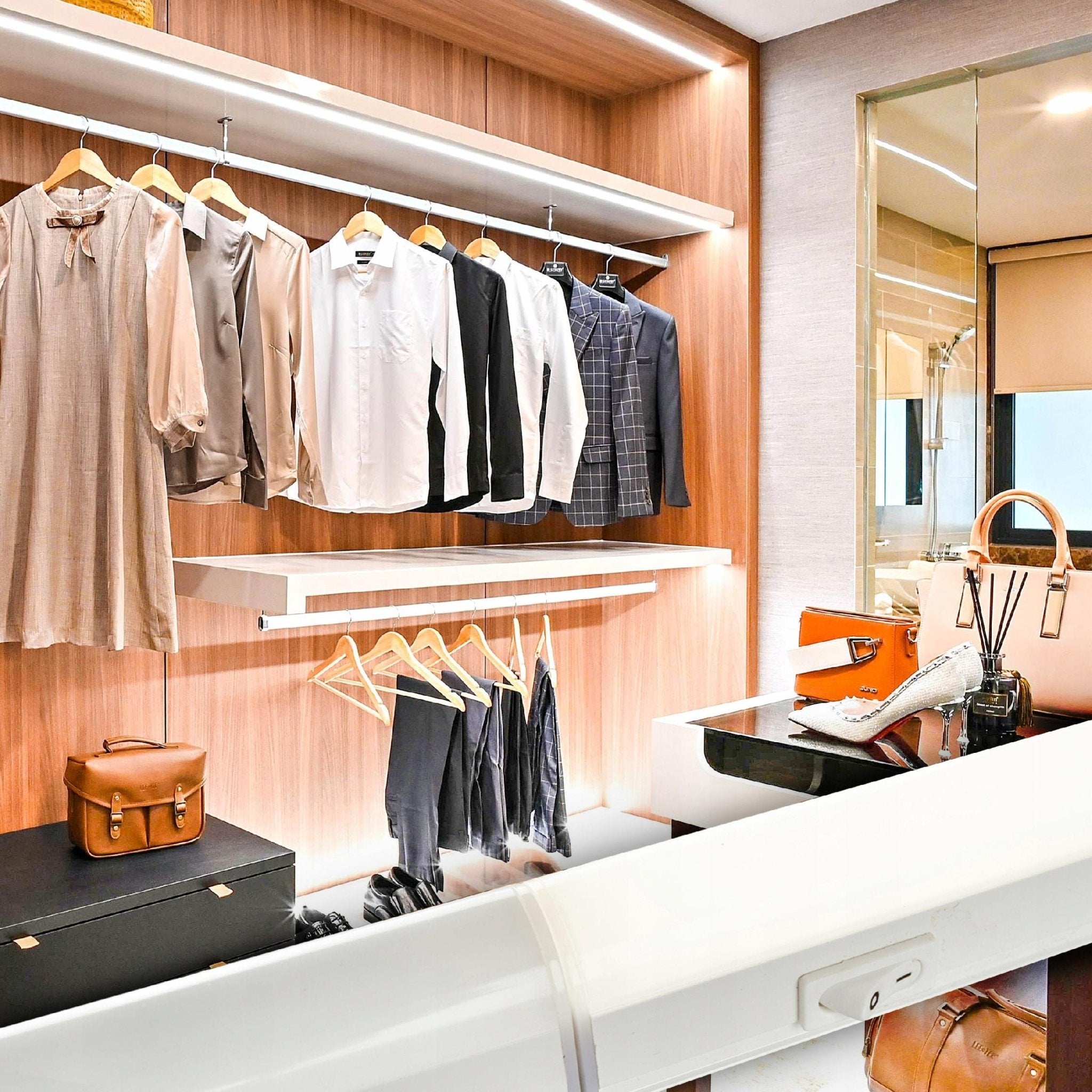 Listwa meblowa 60cm LED LEDI 8W pod szafkę oprawa meblowa 4000K + kabel - LAITICA