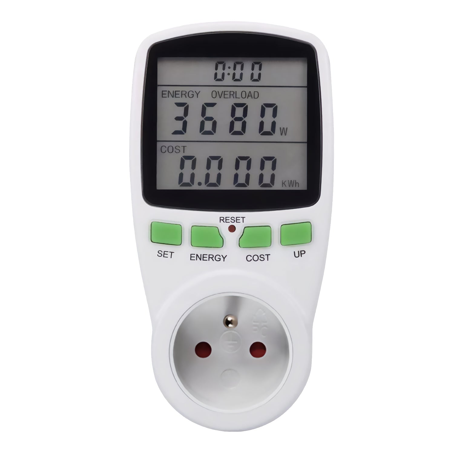 Miernik Energii Elektrycznej Watomierz Licznik Zużycia Prądu Woltomierz LCD - LAITICA