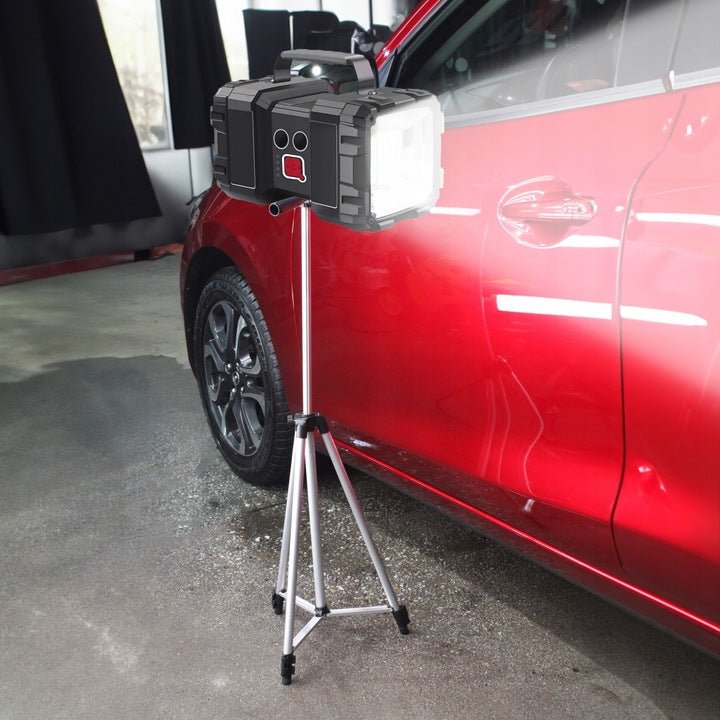 Mocna LATARKA LED akumlatorowa szperacz dwustronna POWERBANK Biwakowa CREE - LAITICA