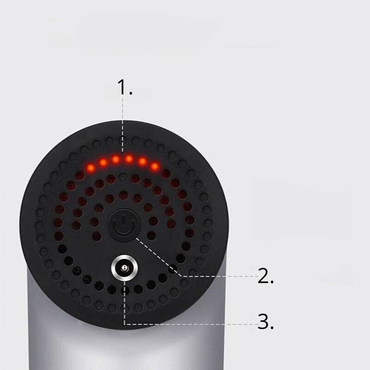 Mocny Pistolet Do Masażu MASAŻER CIAŁA Z AKUMULATOREM MASSAGE GUN PRO - LAITICA