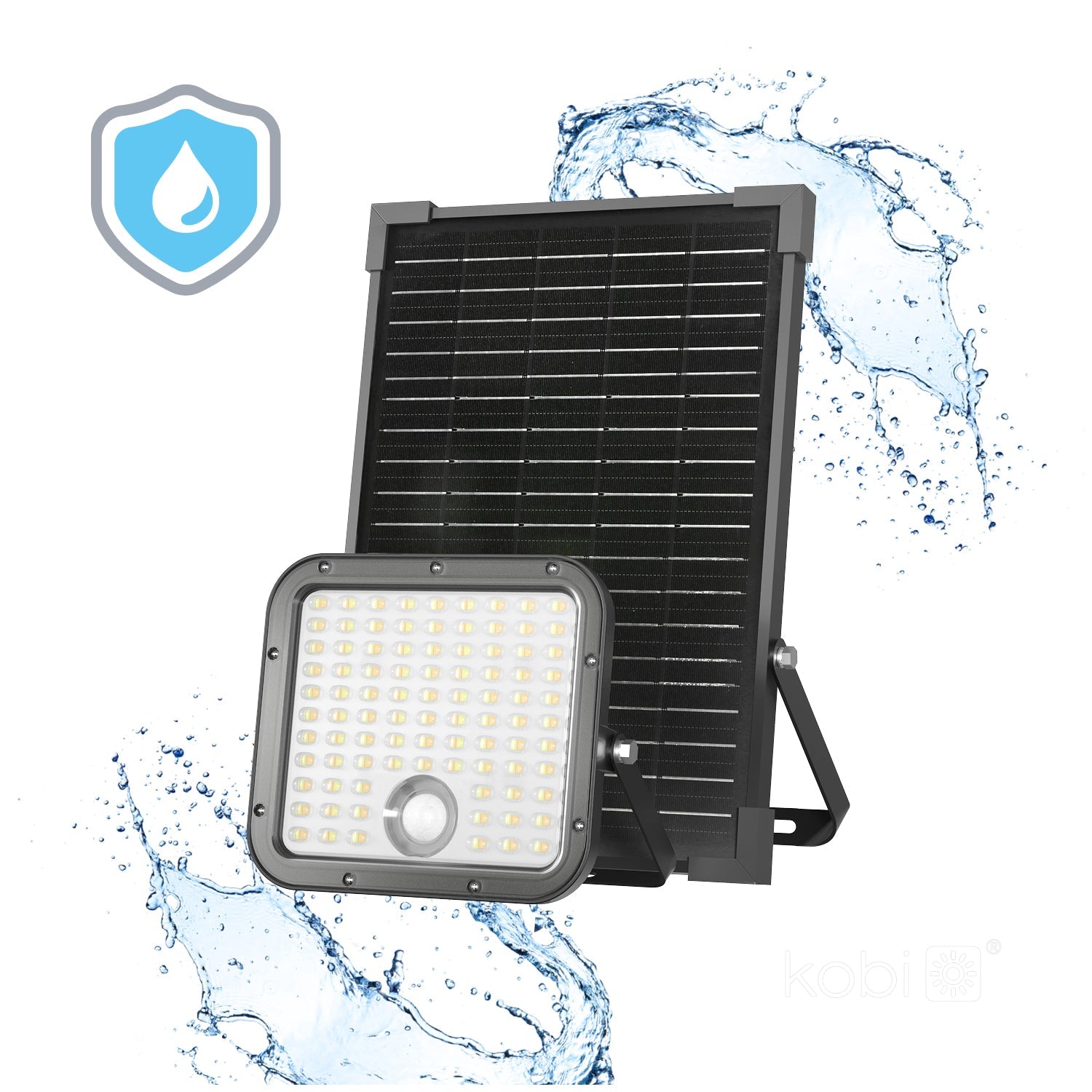 Naświetlacz Solarny LED 30W CZUJNIK RUCHU z pilotem Regulacja Barwy PREMIUM - LAITICA