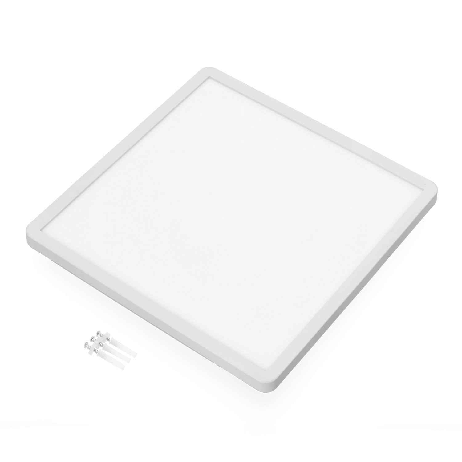 Nowoczesny plafon LED 18W kwadratowy sufitowy 3 barwy światła IP54 - LAITICA