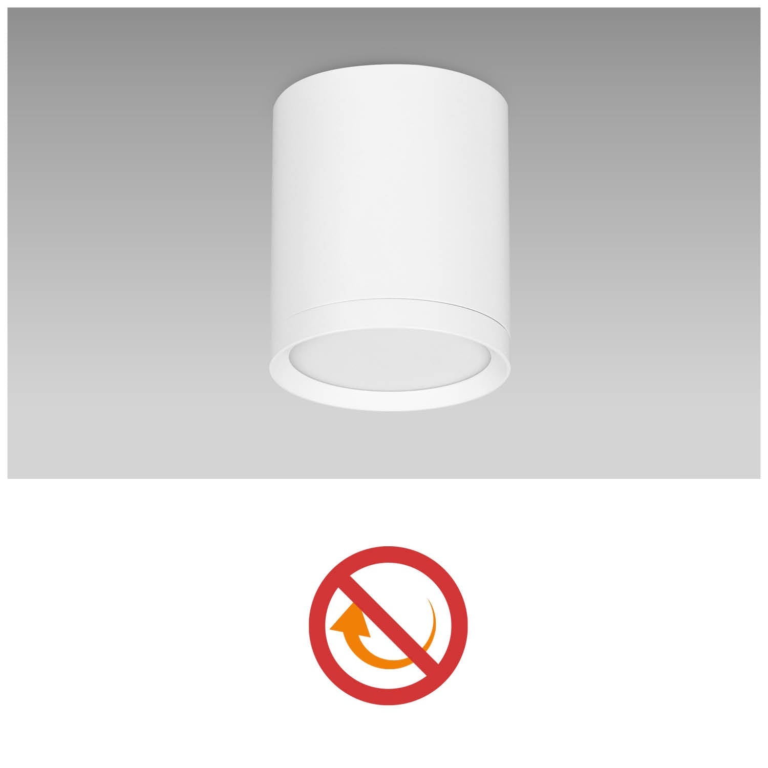 Oprawa Halogenowa Natynkowa Tuba Gx53 LED Spot Kinkiet Sufitowa biała - LAITICA