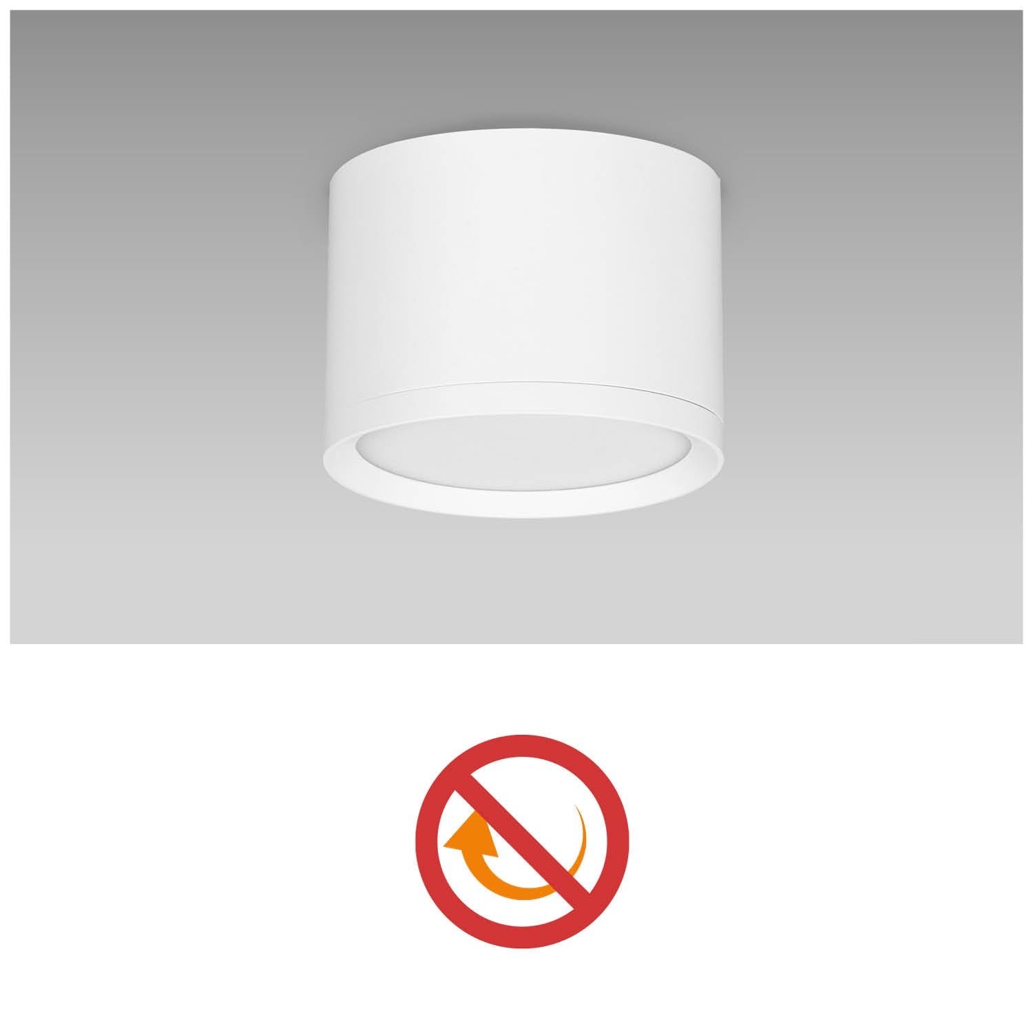 Oprawa Halogenowa Natynkowa Tuba Gx53 LED Spot Kinkiet Sufitowa biała - LAITICA