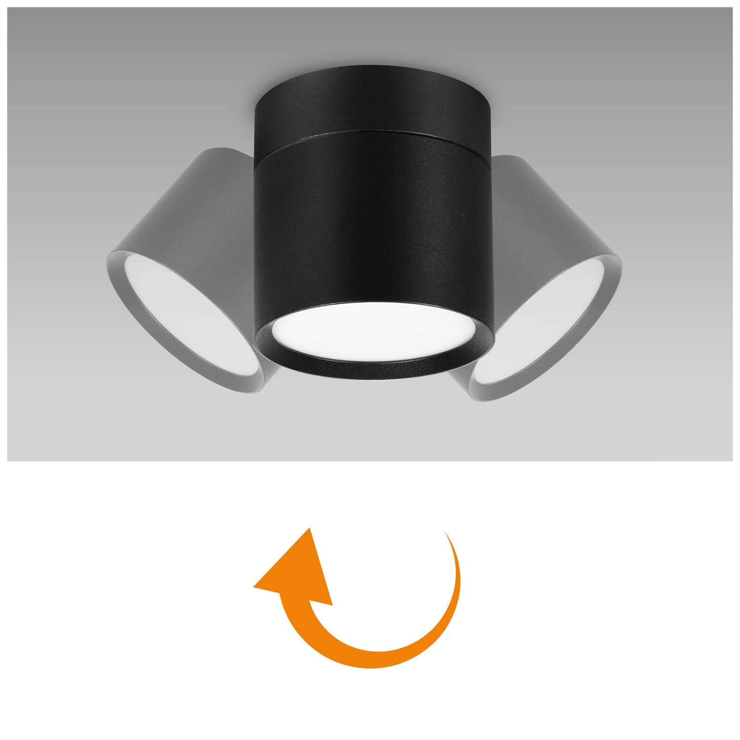 Oprawa Halogenowa Natynkowa Tuba ruchoma Gx53 LED Spot Kinkiet Sufitowa - LAITICA