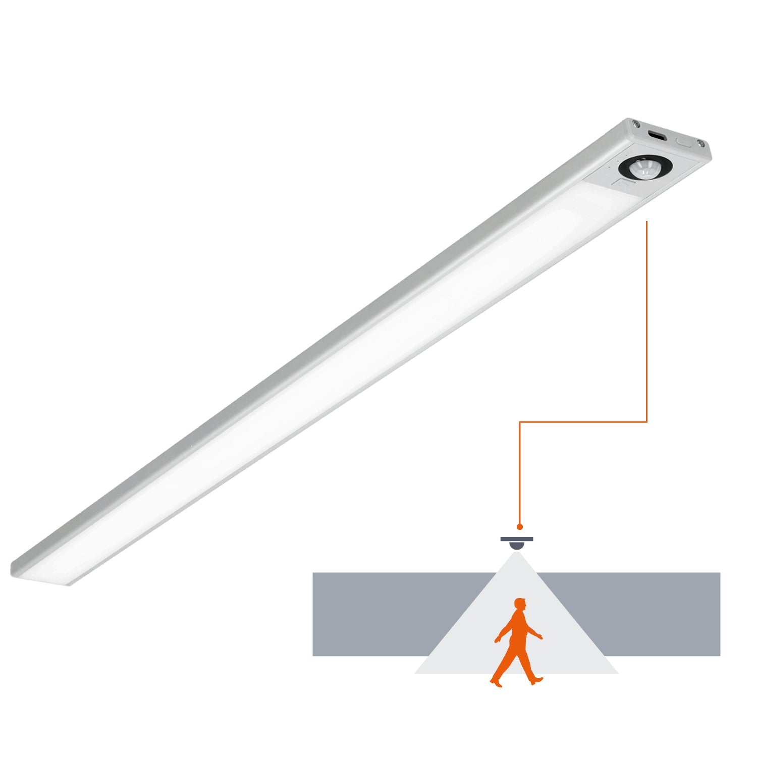 Oprawa LED COMO 2,2W czujnik ruchu REGULACJA ŚWIATŁA 3 tryby oświetlenia USB - C - LAITICA