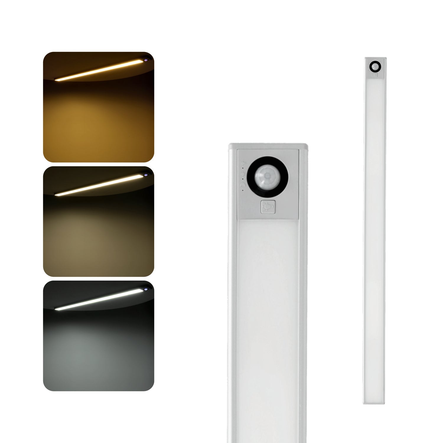 Oprawa LED COMO 2,2W czujnik ruchu REGULACJA ŚWIATŁA 3 tryby oświetlenia USB - C - LAITICA