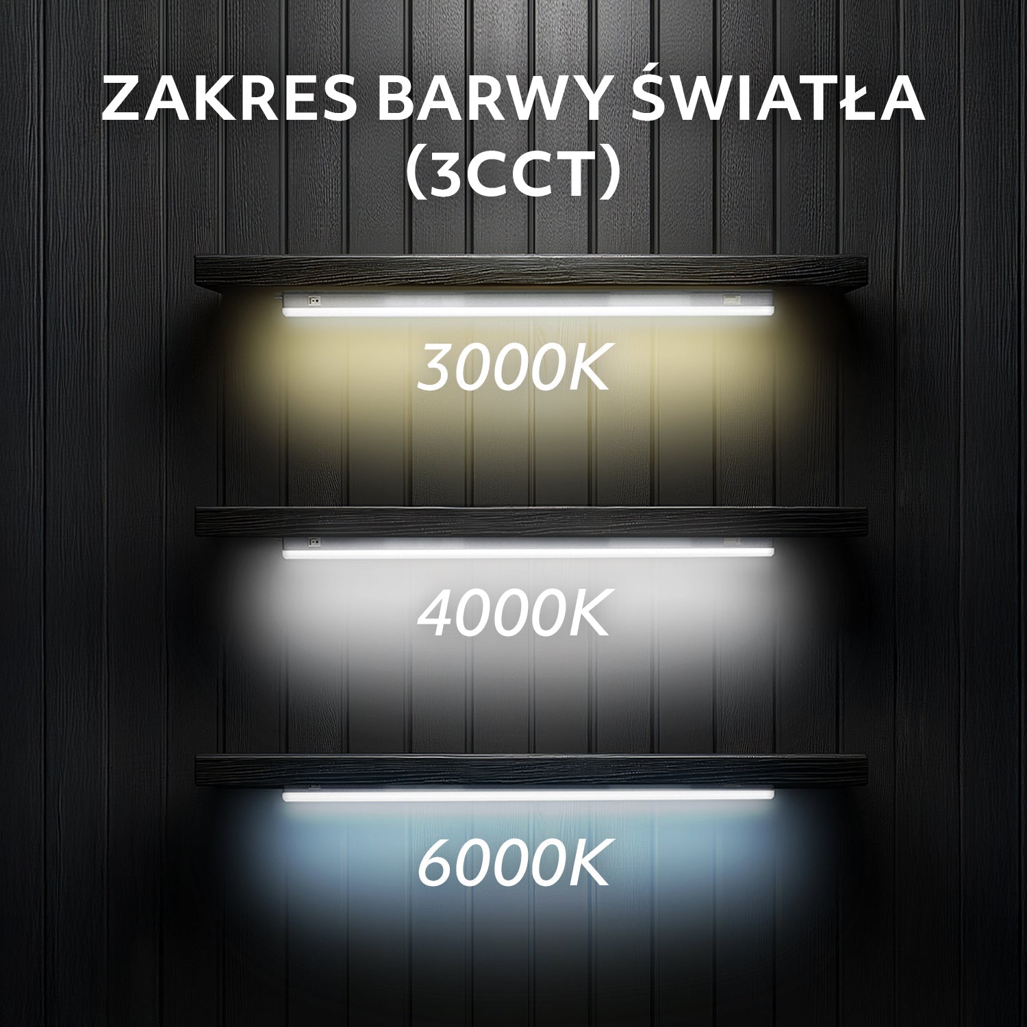 Oprawa LED Podszafkowa Meblowa 4W - 30cm 3CCT LLS - LAITICA