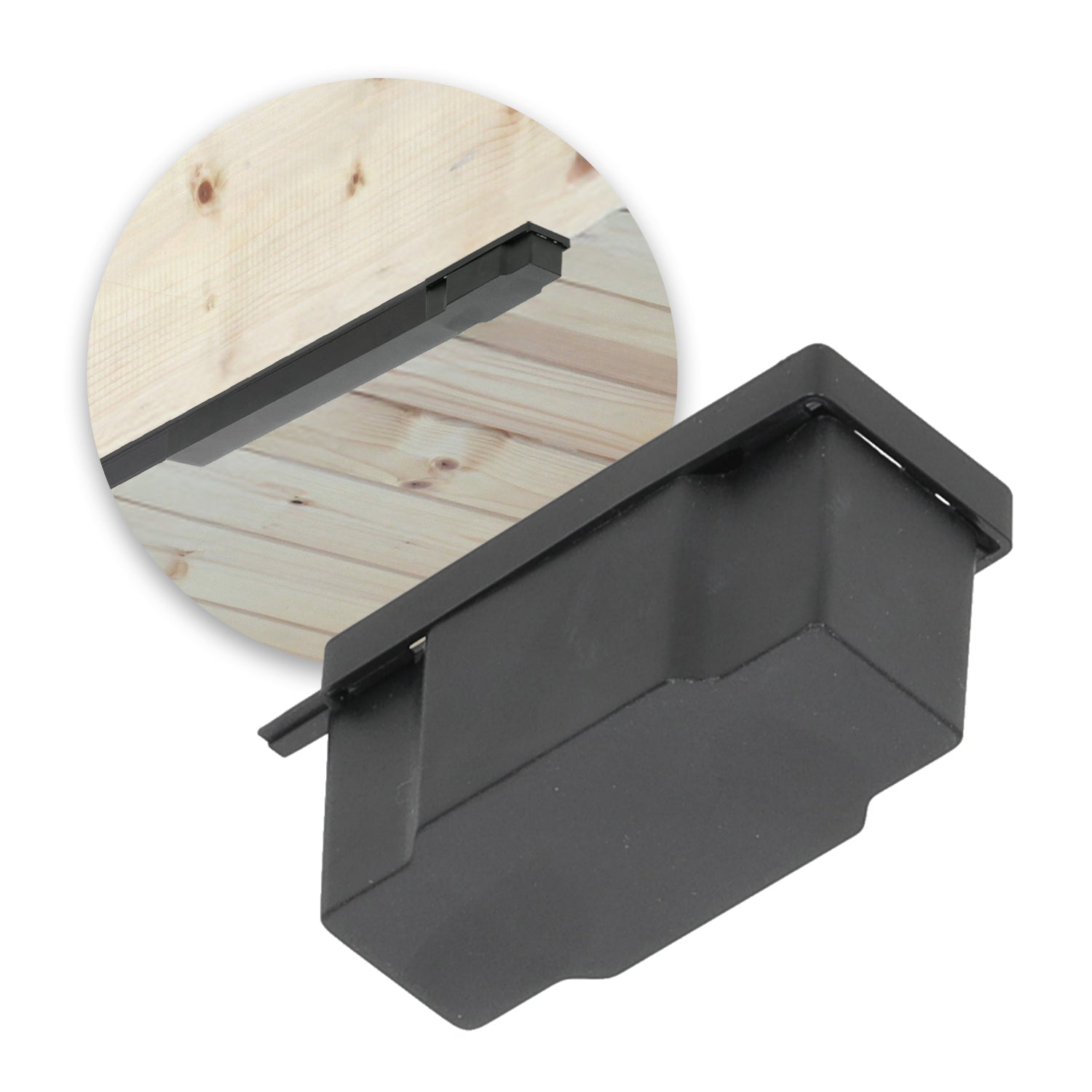 Osłona na zasilacz 100W i 200W do szyn magnetycznych MAGNE czarna