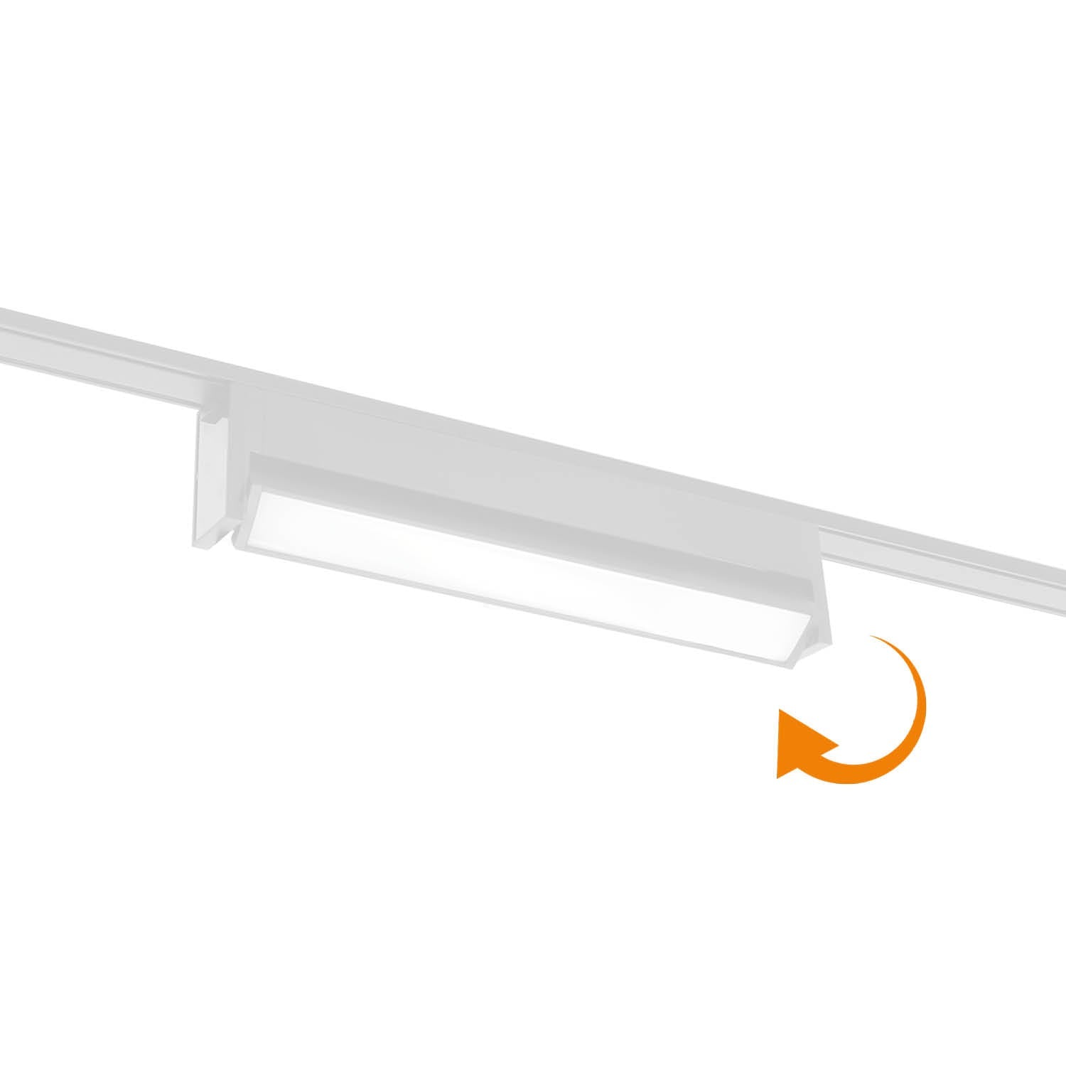 Oświetlenie szynowe magnetyczne LED 2x1m + 5x 10W liniowa 3CCT | Łącznik L | Białe - LAITICA