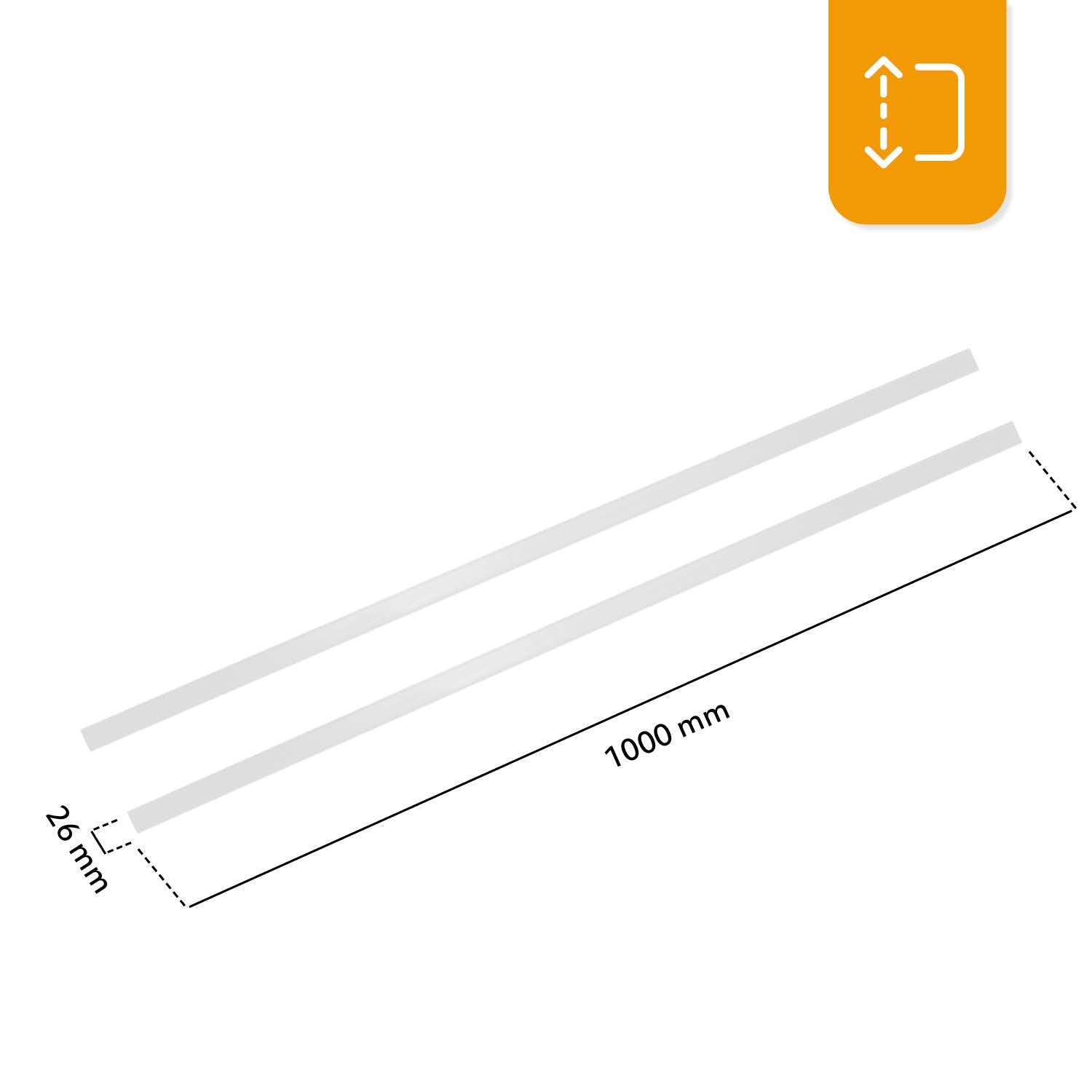 Oświetlenie szynowe magnetyczne LED 2x1m + 5x 10W liniowa | Łącznik L | Białe - LAITICA