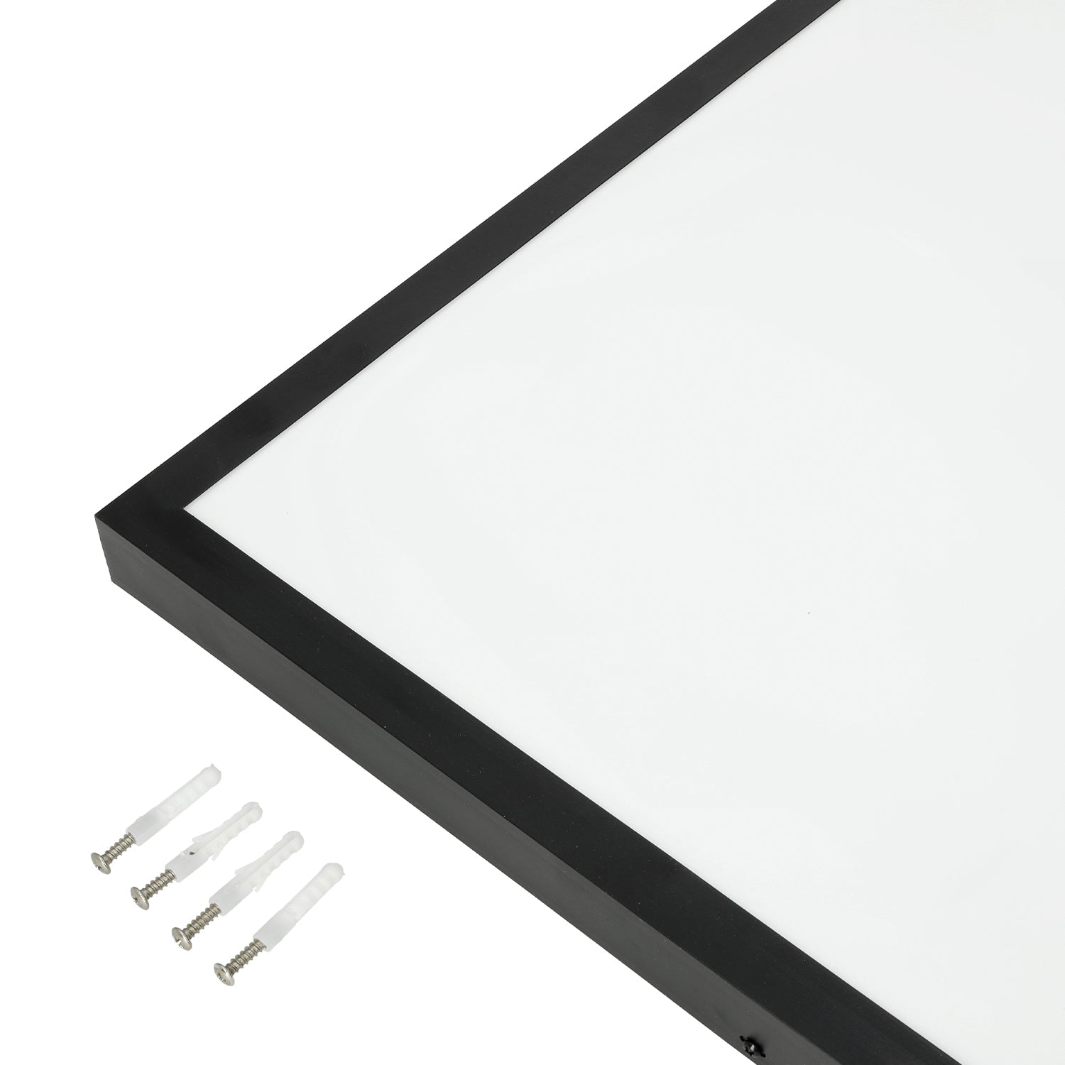 Panel LED 60x60 cm 36W 3960 lm, plafon sufitowy natynkowy / podtynkowy, 4000K neutralny, czarny | oprawa LED kasetonowa PREMIUM - LAITICA