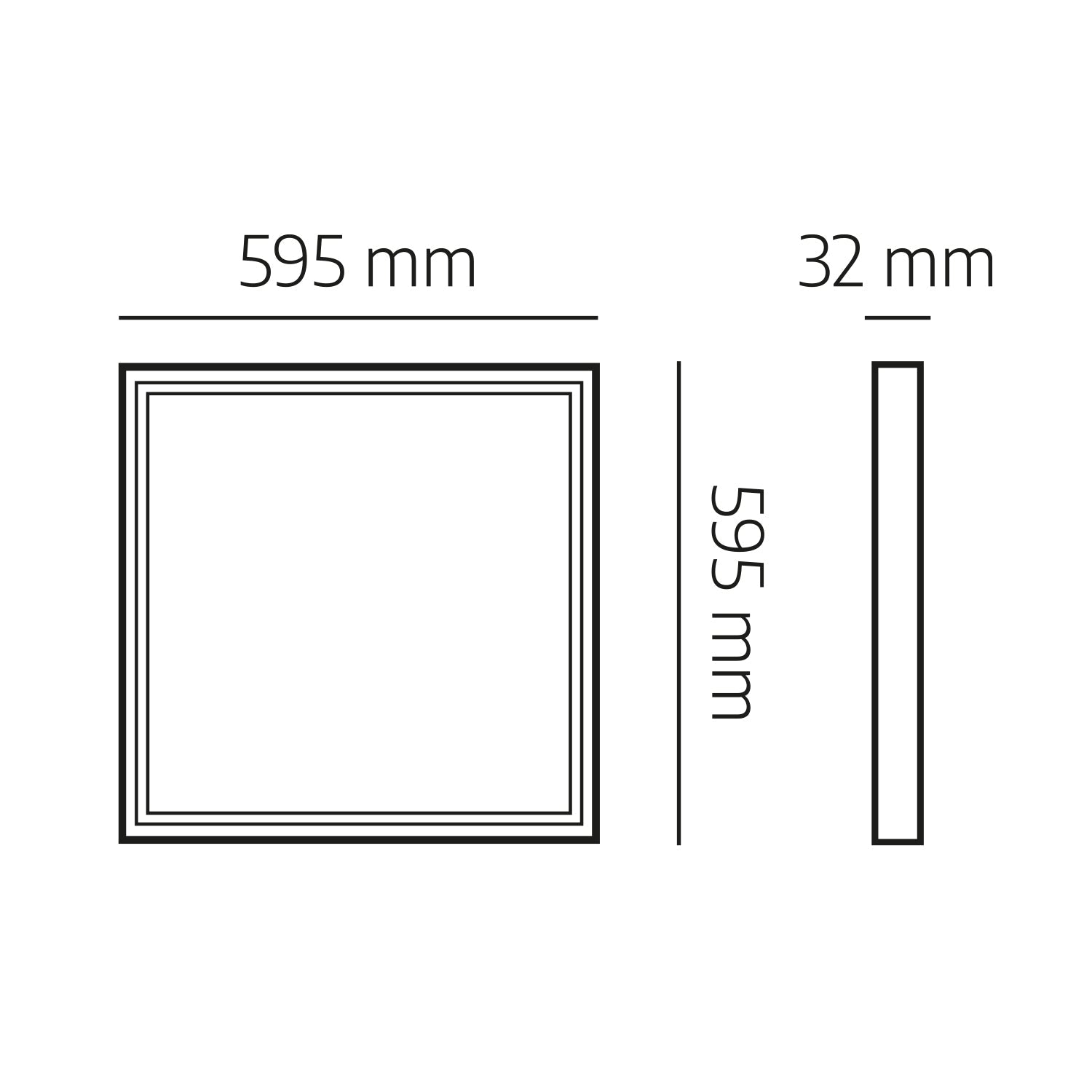 Panel LED 60x60 cm 40W 4000lm neutralny zamiennik rastrowy sufitowy IP40 - LAITICA