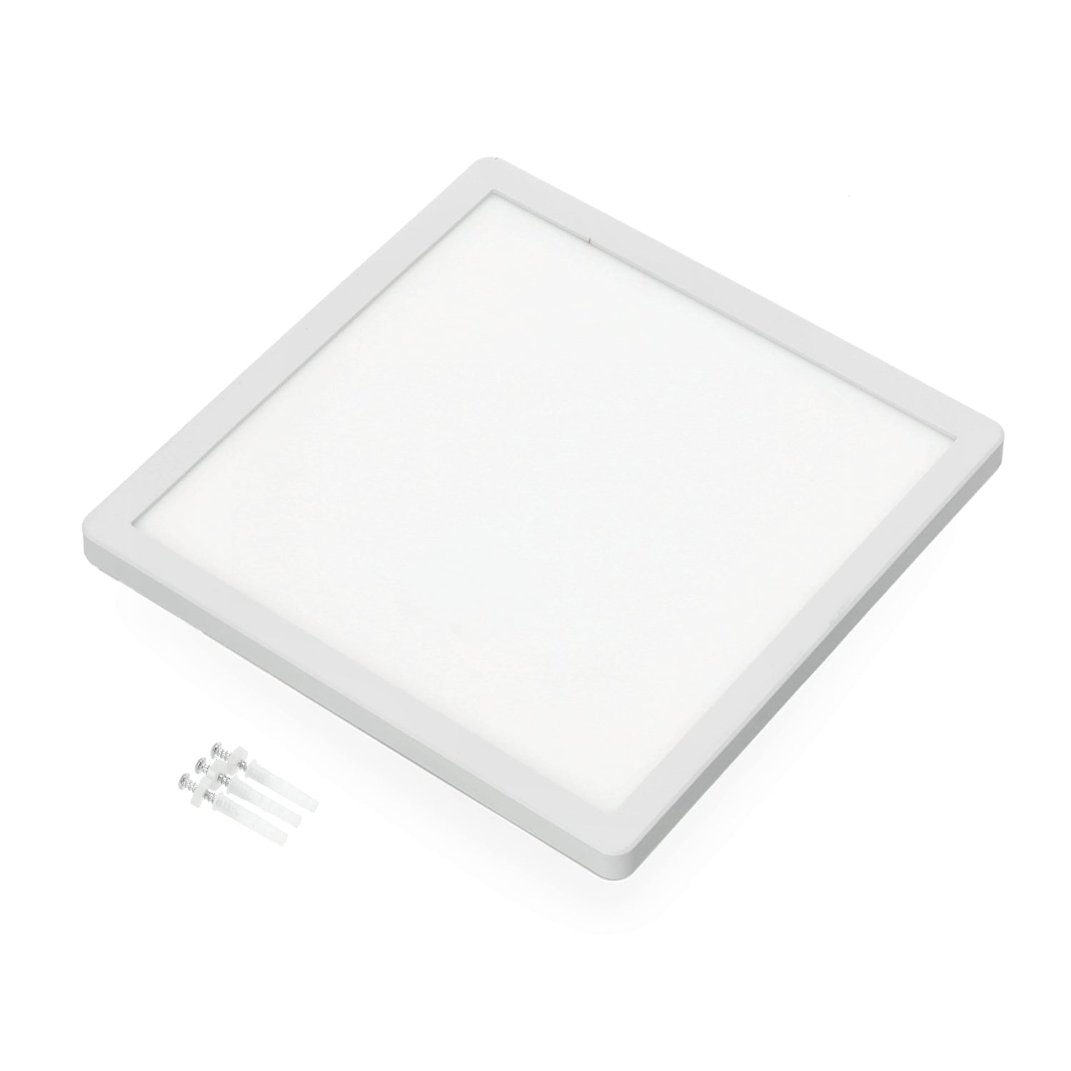 Plafon LED 12W kwadratowy IP54 lampa sufitowa 3 barwy światła 3000K/4000K/6000K - LAITICA