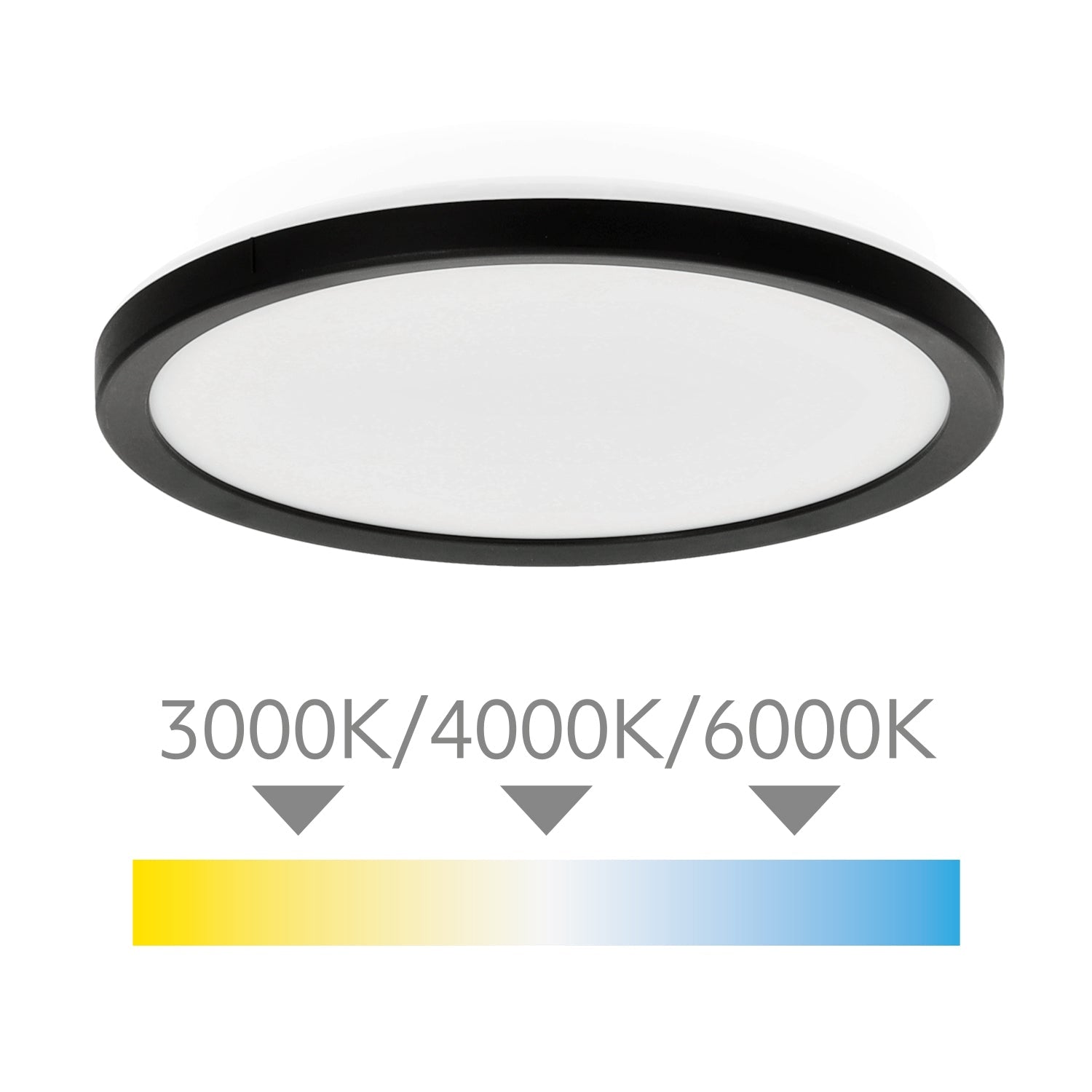 Plafon LED 18W IP54 lampa sufitowa 3 barwy światła 3000K/4000K/6000K - LAITICA