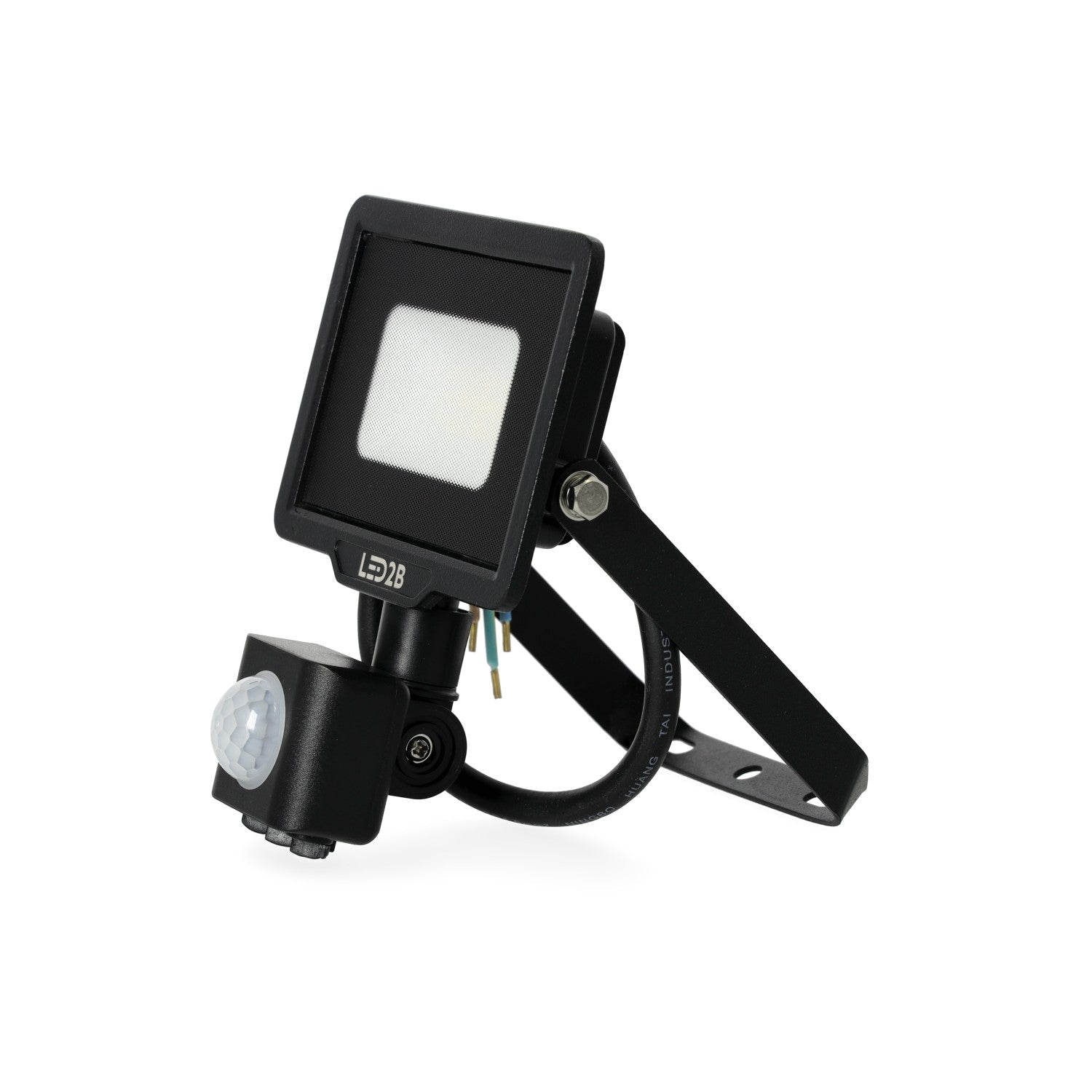 Praktyczny projektor oświetleniowy TOKIO PRO 10W czarny barwa zimnobiała - LAITICA